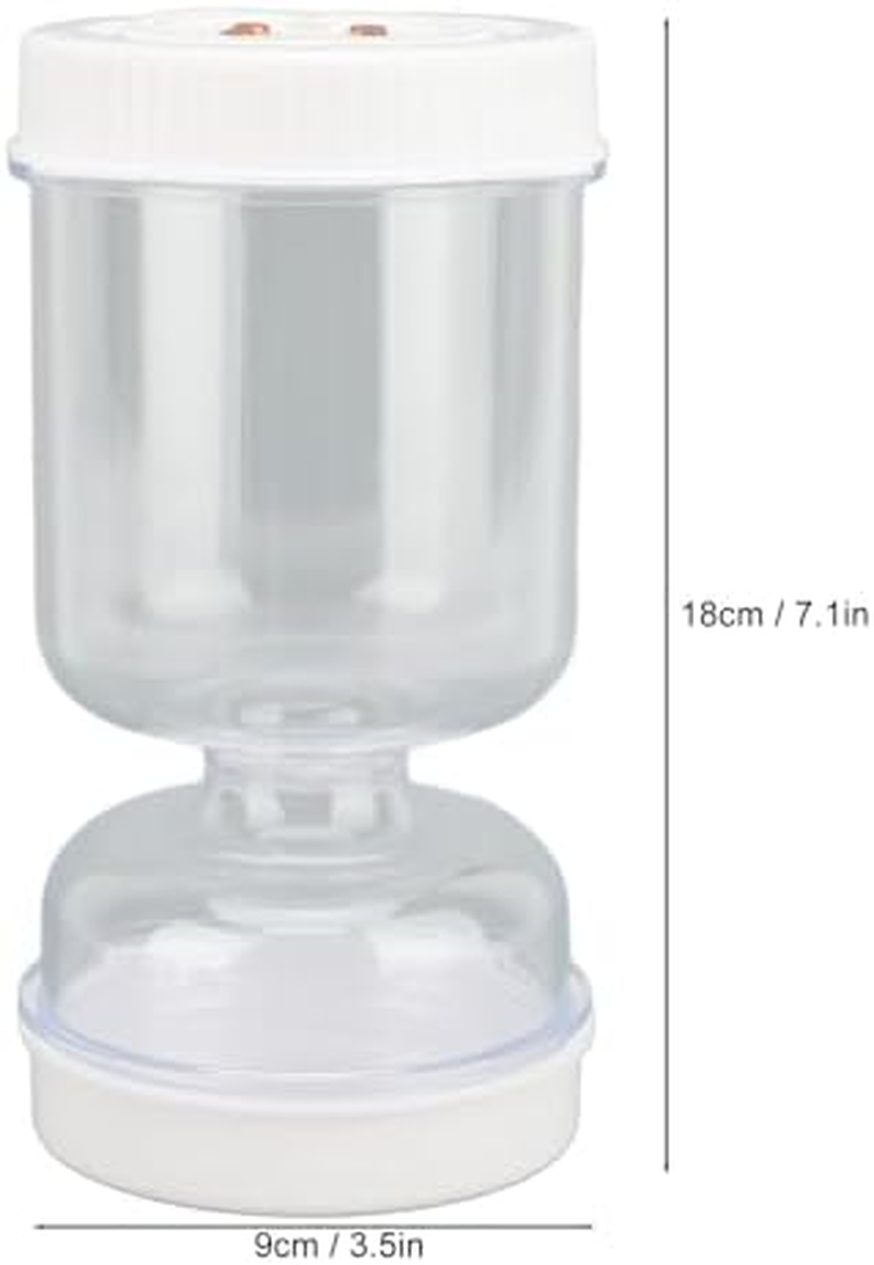 Bewinner 25Oz Pickle Jar with Strainer Flip, Olive Hourglass Pickle Container, Leakproof Dry Wet Separation Kimchi Containers for Gherkin Jalapeno image number 4