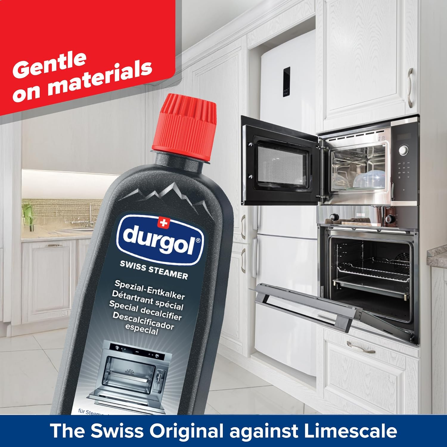 Durgol 297 Swiss Steamer Descaler/Decalcifier for Steamer Ovens, Clear image number 1