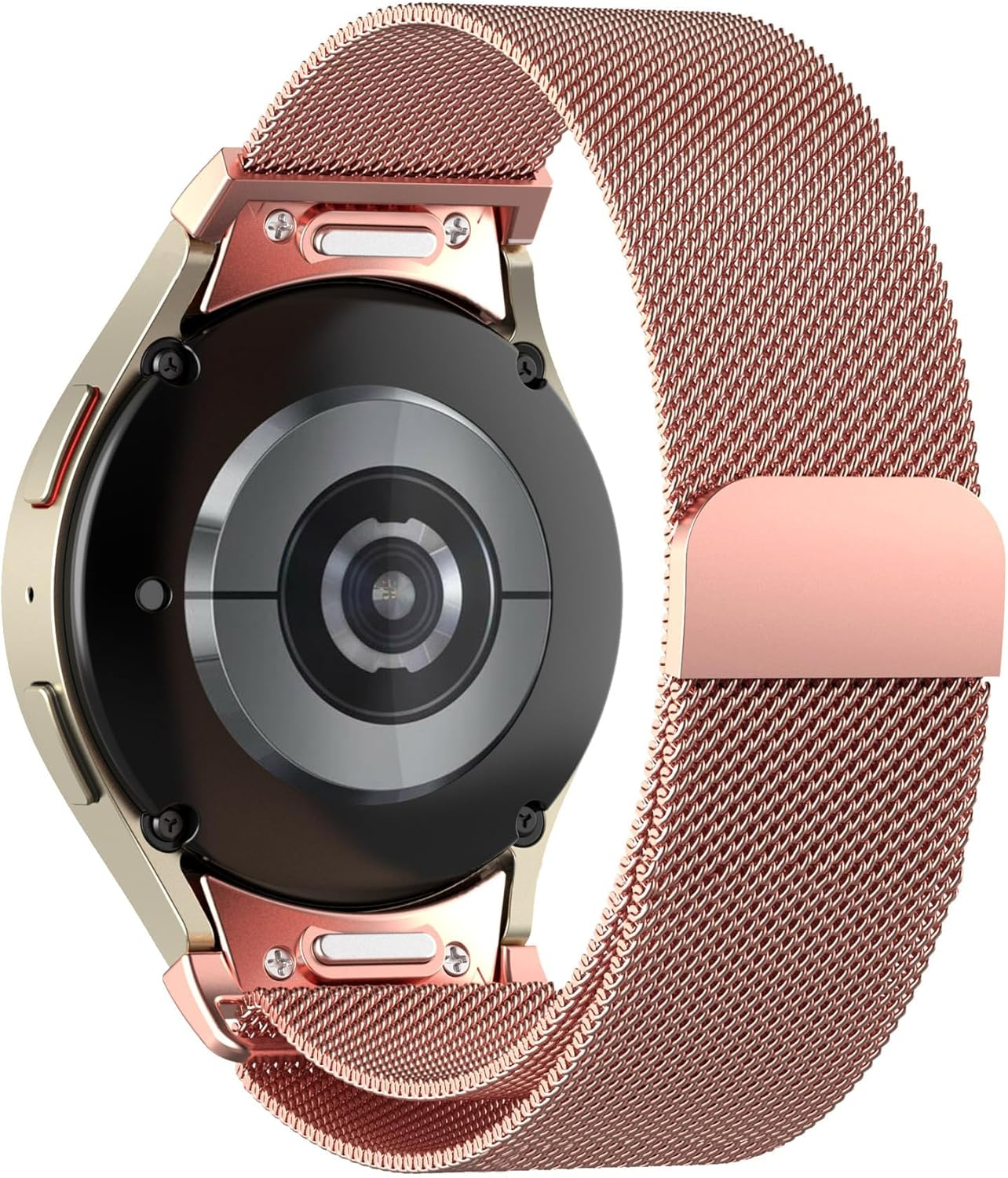 Milanese Band for Samsung Galaxy Watch 7/FE/6/5/4 40Mm 44Mm/Galaxy Watch 6 Classic 47Mm 43Mm/Galaxy Watch 5 Pro 45Mm/4 Classic 46Mm 42Mm Women/Men,Mesh Magnetic Loop Strap,No Gap Metal Correa