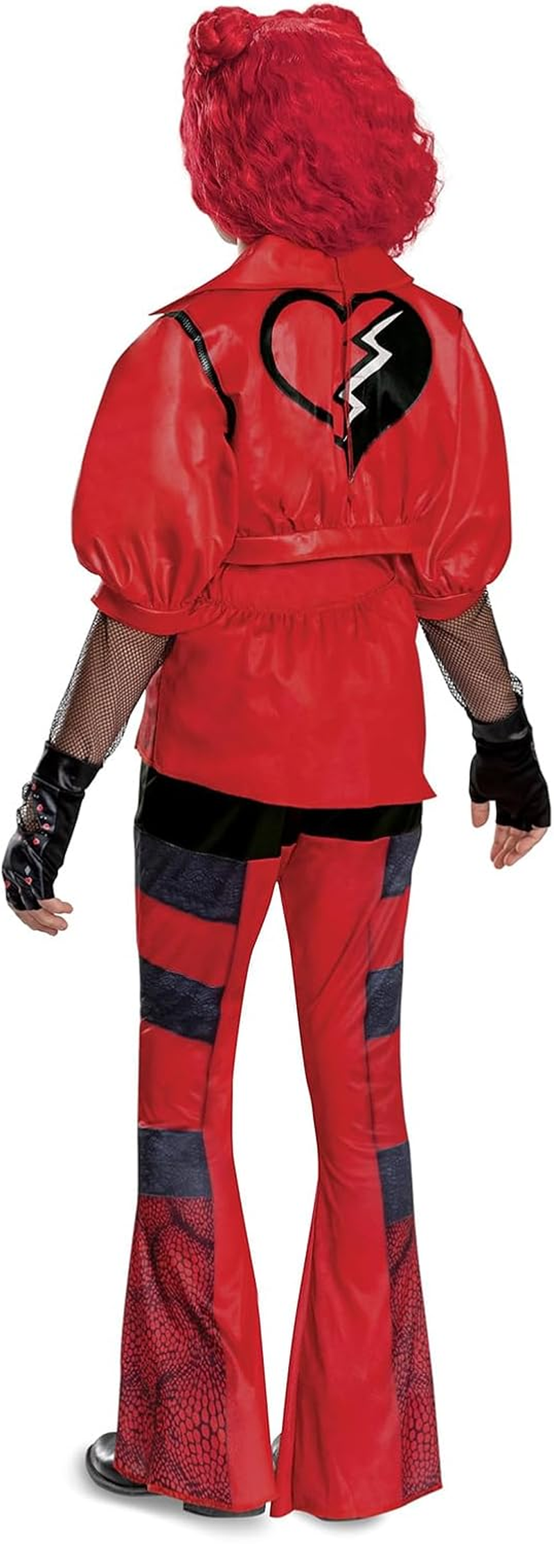 Red Costume Descendants 4 the Rise of Red Costume Bodysuits Party Dress up for Halloween Dress up Outfit Accessories image number 2