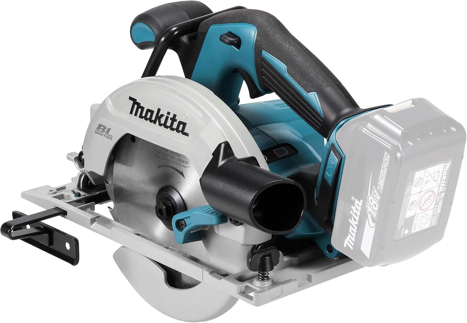 Makita DHS680Z Mobile Circular Saw 18V Brushless 165Mm, Tool Skin Only, Battery and Charger Are Not Included. image number 3