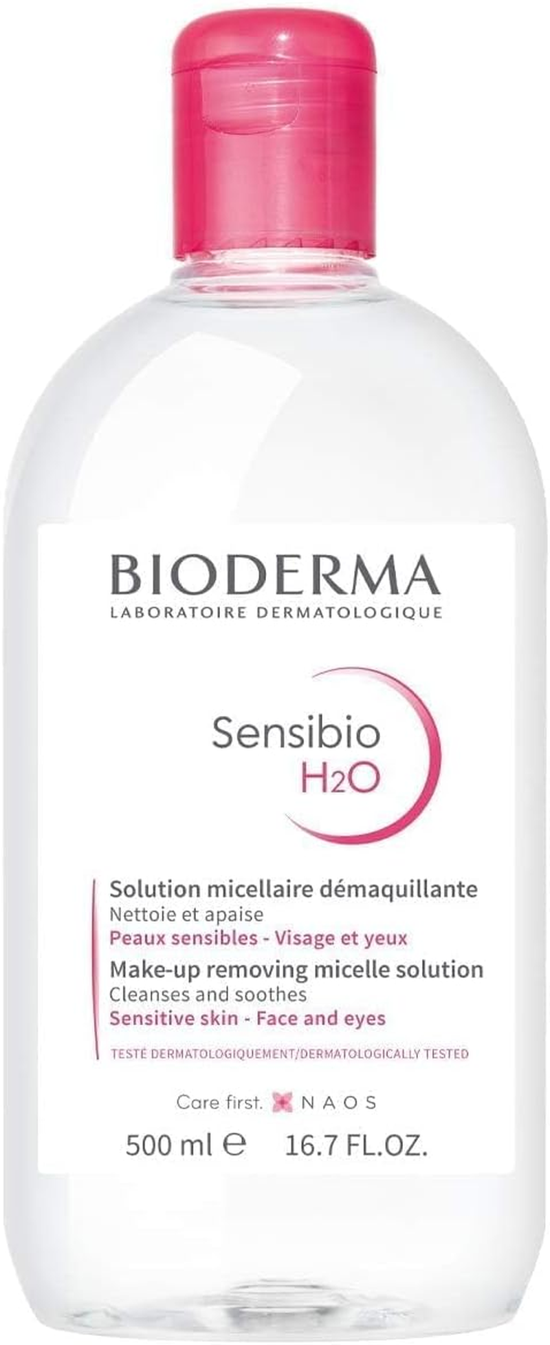 Bioderma - Sensibio H2O - Micellar Water Makeup Remover, 33.4 Fl Oz