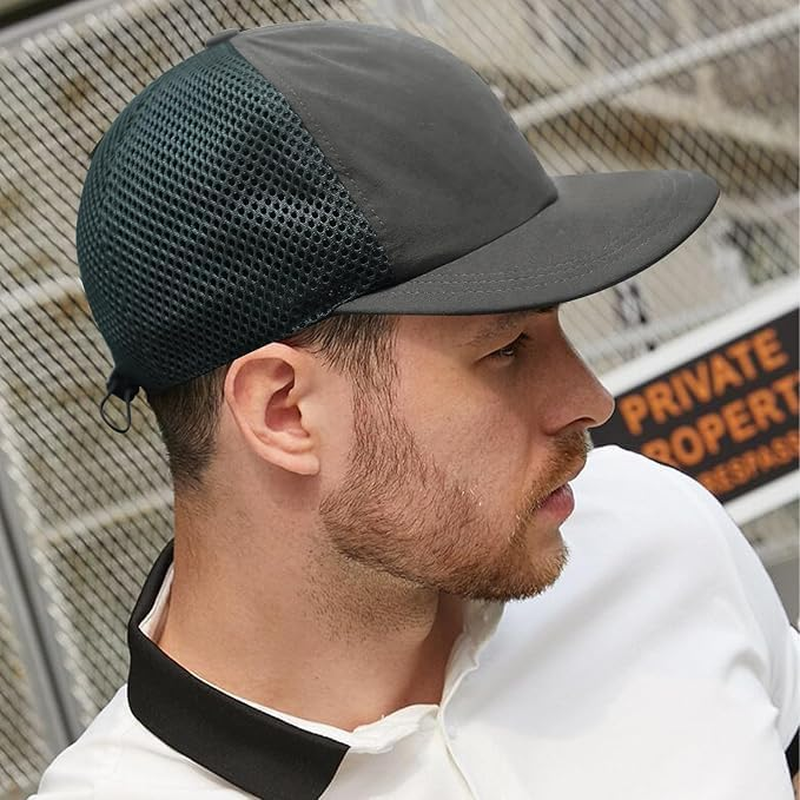 Lightweight Baseball Cap Mesh Back Breathable Flat Bill Trucker Cap Cooling Sport Caps Soft Top Running Hat Snapback image number 1