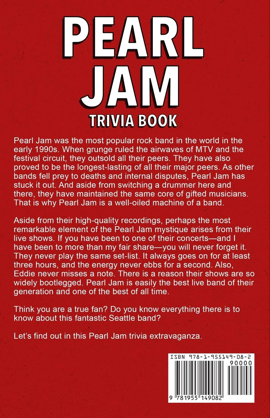Pearl Jam Trivia Book: Uncover the Epic History & Facts Every Fan Should Know! image number 1