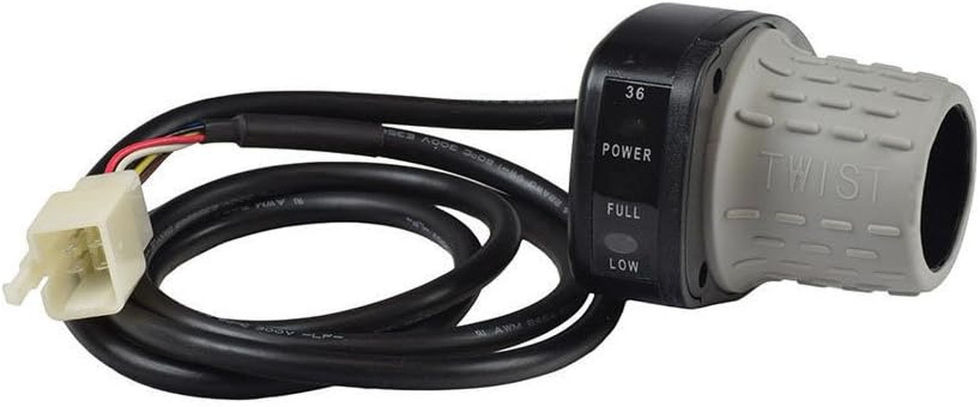 Twist Throttle for Razor MX500 - Premium OEM Twist Grip Throttle for 36 Volt Razor MX500 (Version 21+) and MX650 (Version 14+) off Road Motorcycle - 6-Wire Connector - Part W13114501043 image number 3