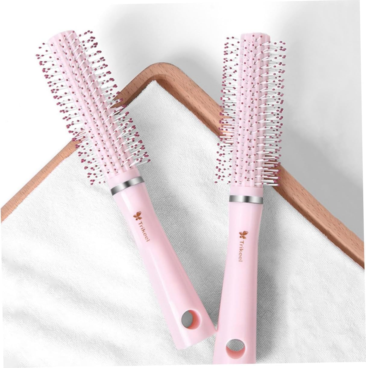 PENIKOKO round Brush for Blow Dry Heatless Curls Brush Alternative Styling for Women image number 2