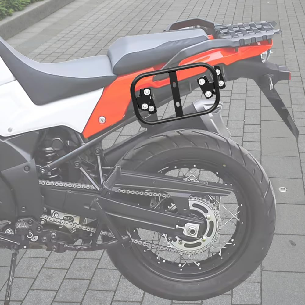 Xitomer Side Carrier Compatible with V-Strom 650 / XT 2017-2025, V-Strom 1000 ABS/XT 2014-2019, V-Strom 1050 2020-2023 Saddlebag Support Racks Motorcycle Pannier Racks Luggage Rack image number 3