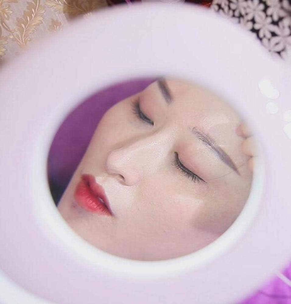 Magnifying Magnifier Lamp 360&deg; Rotatable Floor Standing Magnifying Lamp with 20X Magnifying Glass Light Spa Beauty Tattoo,Pink A/A XXZ image number 4
