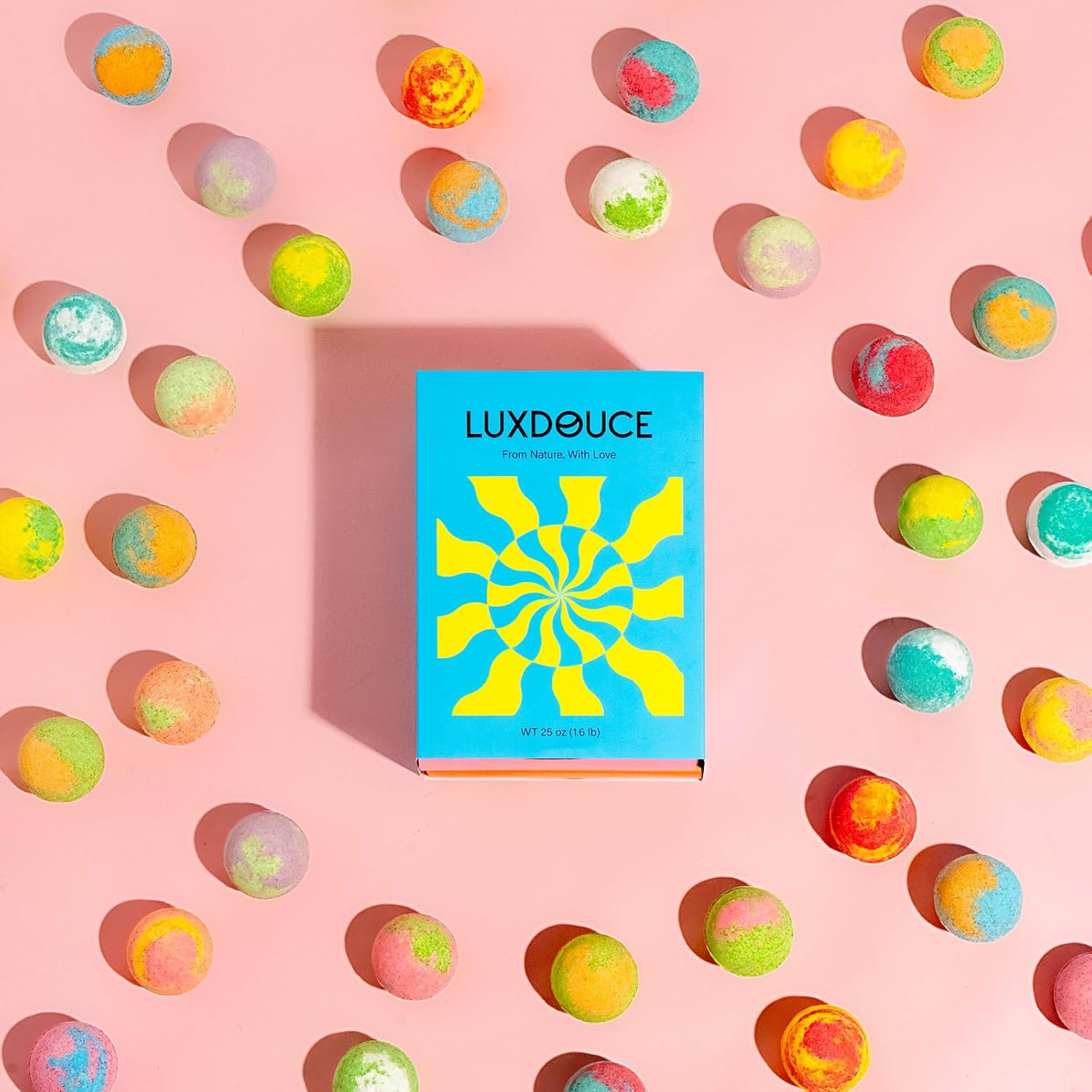 Bath Bombs Gift Set, 24 Pack Bubble Bombs with 12 Unique Scents, Floral Euphoria & Fruitful Bliss Collections, Skin-Soothing & Mood-Enhancing, Birthday Gifts for Women, Wife, Summer Relaxation image number 3