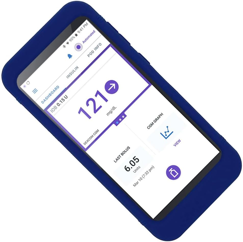 Silicone Case for Omnipod 5 Receiver (Continuous Glucose Monitoring) (Hpink)