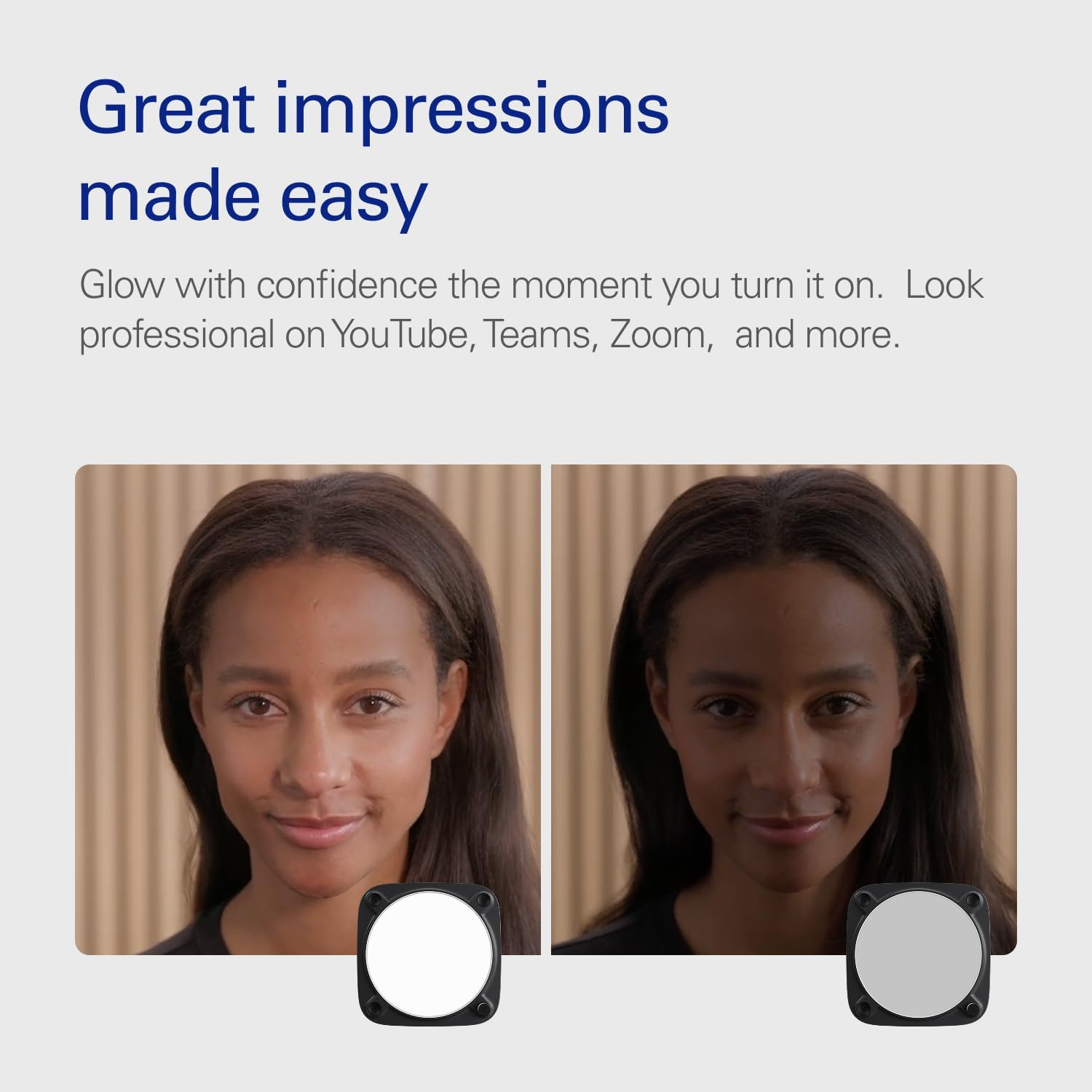 Elgato Key Light Neo &ndash; Professional Video Call Light, No Glare, Adjustable Monitor Mount, Manual or Wi-Fi Control, Office/Streaming, Teams/Zoom/Slack/Twitch/Youtube &ndash; Plug-&rsquo;N-Play on Laptop, PC, Mac - White image number 2