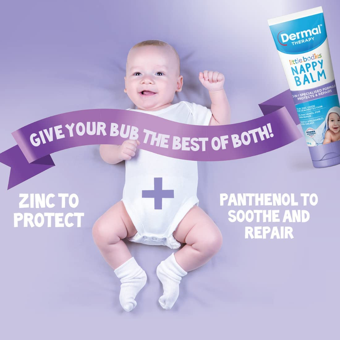 Dermal Therapy Little Bodies Nappy Balm | Protects & Repairs Your Baby'S Delicate Skin | 100G