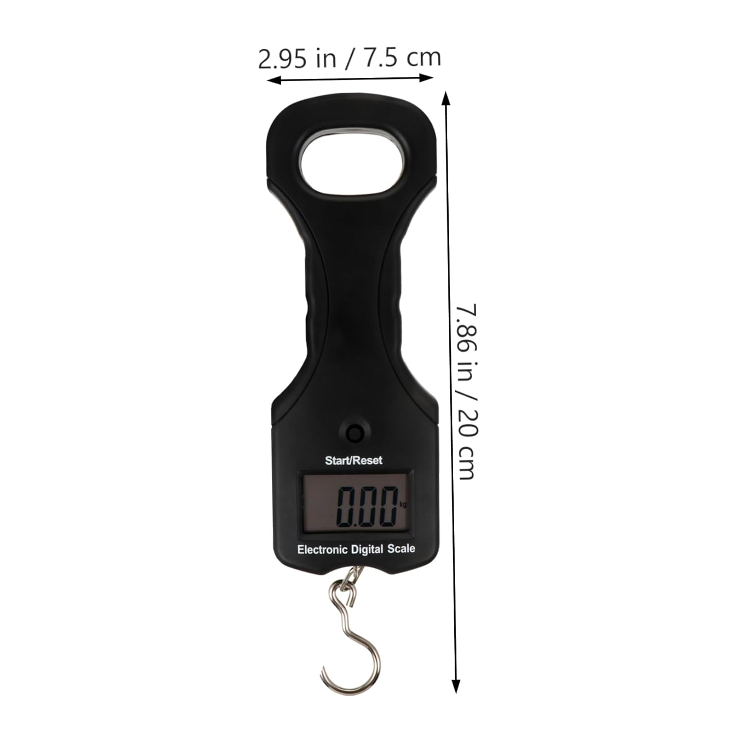 FOYTOKI 30Kg Portable Electronic Luggage Scale Handheld Weighing Scale for Travel Digital Display Multifunction for Home and Outdoor Use