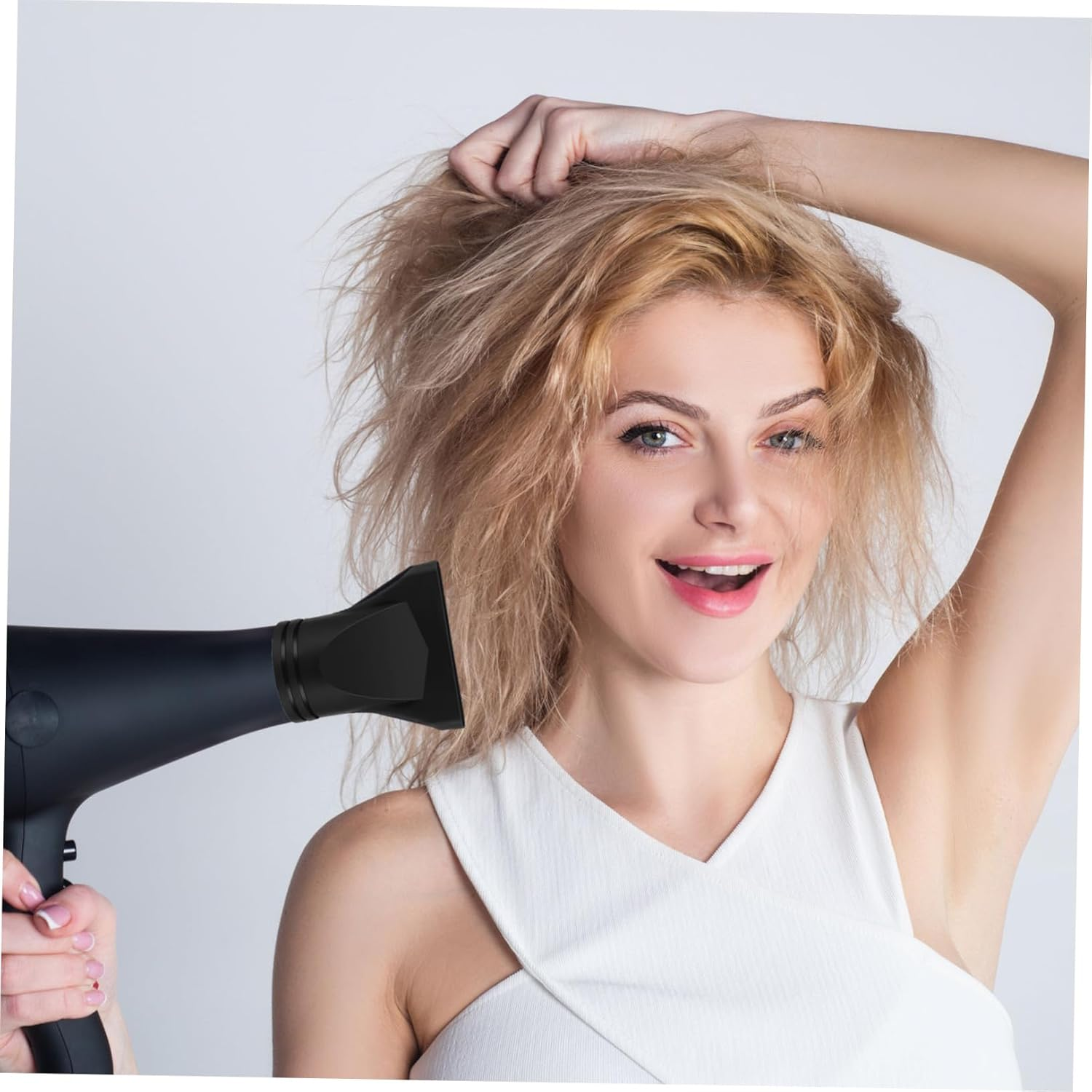 Housoutil 2 X Diffuser Nozzle for Hair Dryer, Professional Universal Nozzle for Hair Dryer, Nozzle for Styling Hair Dryers, Accessories for Hair Dryers For image number 3