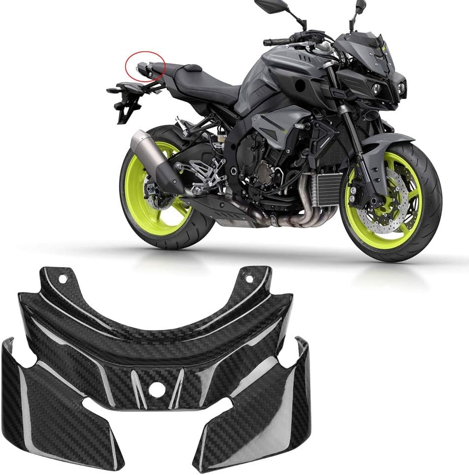 Motorcycle Carbon Fiber Rear Taillight Guard Cover for MT-10/FZ-10 2016-2018, Stylish &