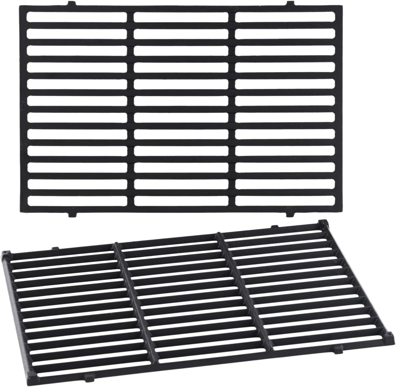 7524 Genesis 300 Series Grates Replacement Parts for Weber Grill Grates Genesis E-310 E-320 E-330 S-310 S-320 S-330 EP-310 EP-320 EP-330 Weber Genesis Grill Parts 2 PCS Cast Iron Grid 19.5 X 25.8 Inch image number 2