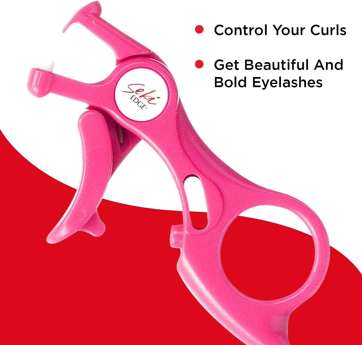 Seki Edge Spot Eyelash Curler (SS-600) - Lash Curler Adds Curl, Lift & Definition to Outer Corners of Lashes - Help Eyes Appear Larger & More Open - Comes with Extra Curler Replacement Pad image number 1
