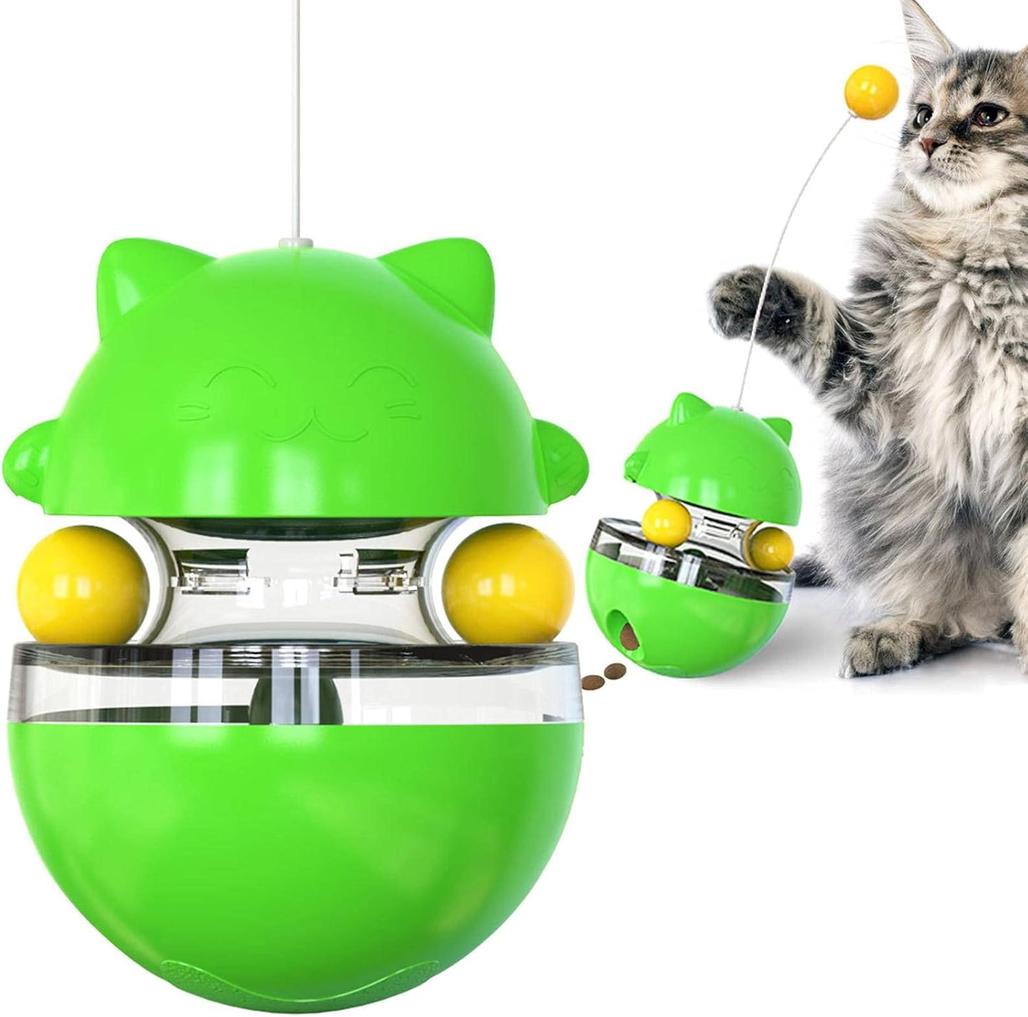 Popular Cat Toys Tumbler Food Dropping Ball Cat Teaser Pet Supplies Cat Toy image number 5