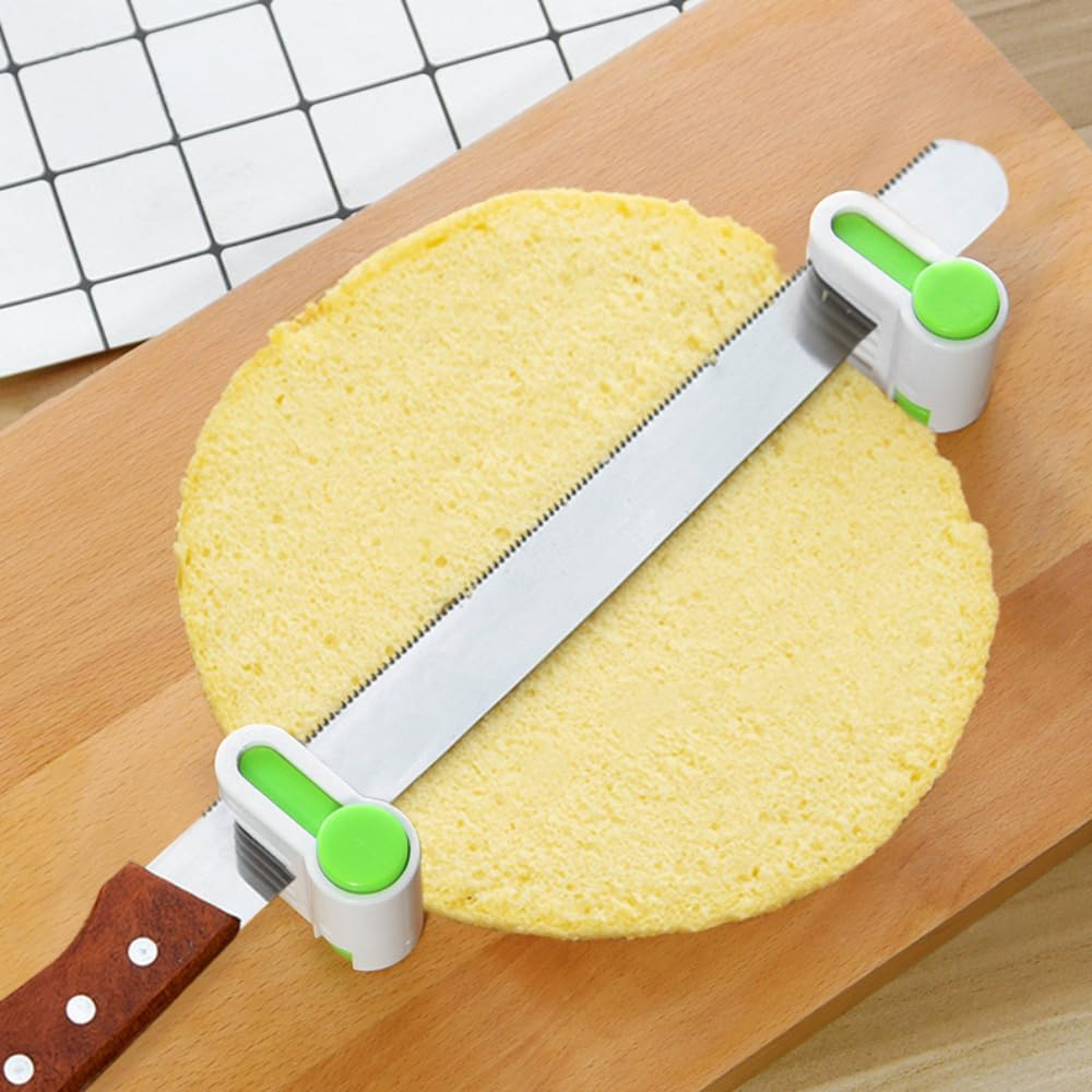Poemtian DIY Adjustable Cake Slicer Stratification Auxiliary 5 Layers Leveler Slicer Kitchen Fixator Tool image number 4