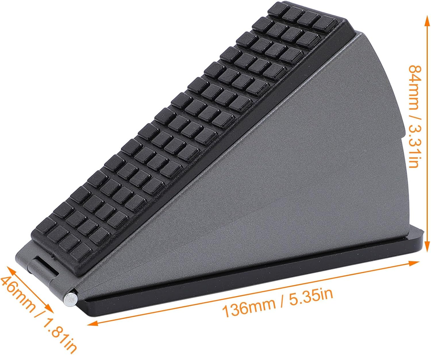 Heavy Duty Door Stopper, Large Door Stoppers for Bottom of Door, 3 in Tall Door Stop Wedges Suits Any Heavy Door, 20 to 60Mm Door Stop for Bedroom Living Room Kitchen Toilet image number 4