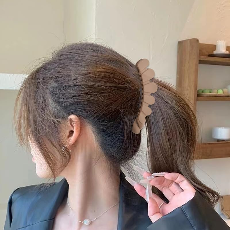 Banana Clips Hair for Thick Thin Hair Ponytail Holder Claw Clip Large Banana Hair Pin Hair Banana Clip French Barrette Hair Clips for Women Banana Hair Combs Clip for Women Hair Accessories 3 Pcs - Hairclip2 image number 5