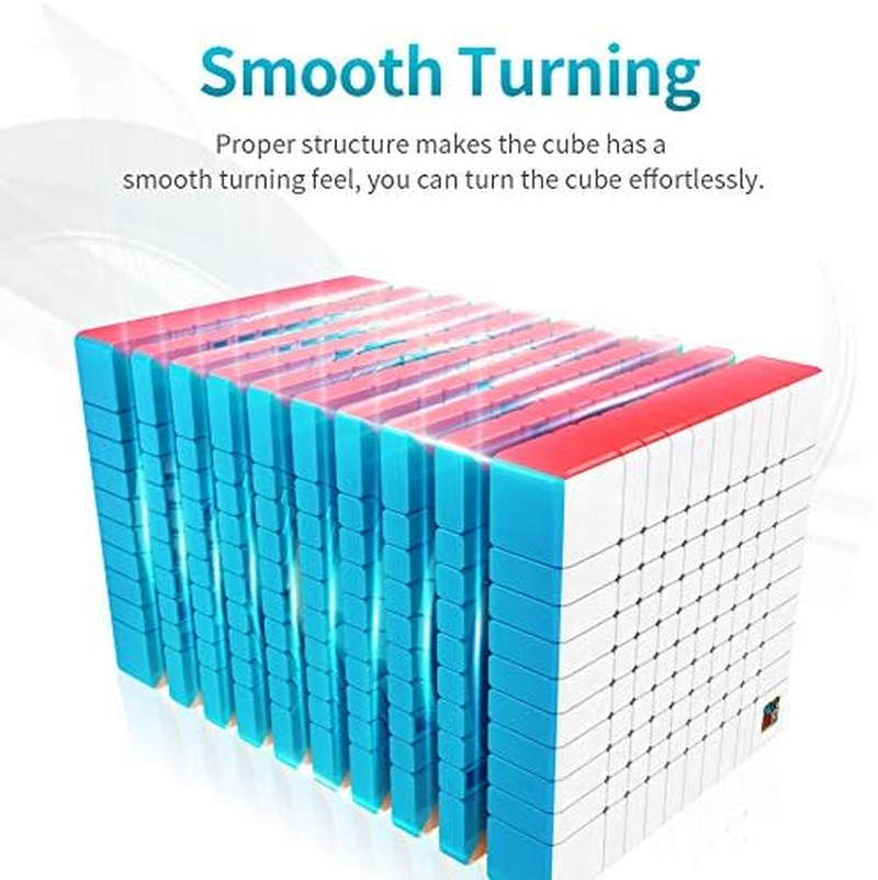Willking Moyu Meilong 10X10 Speed Cube Stickerless Mofang Jiaoshi Meilong 10X10X10 Puzzle Cube Cubing Classroom 84Mm Speed Toys