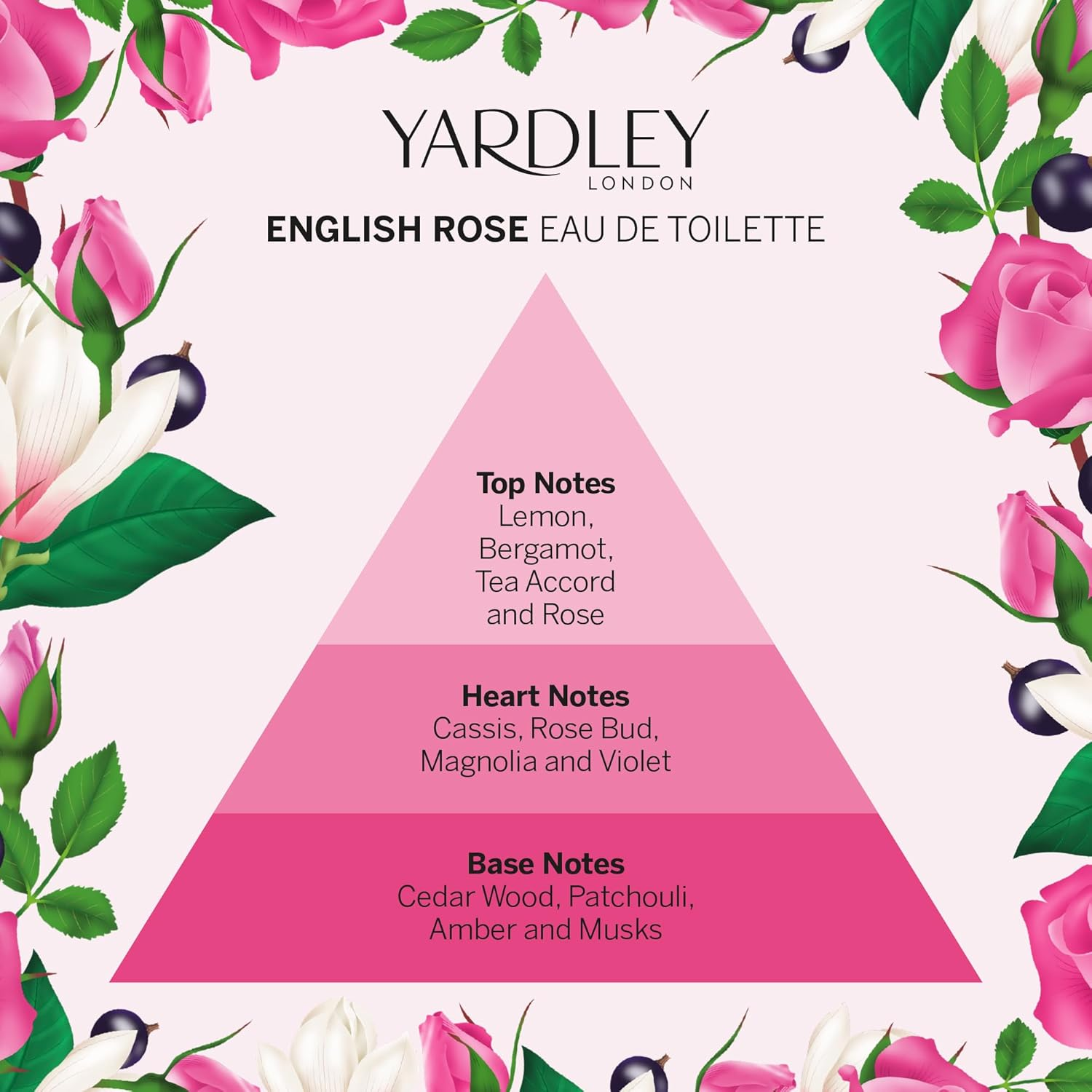 Yardley London English Rose Eau De Toilette, 125Ml image number 2