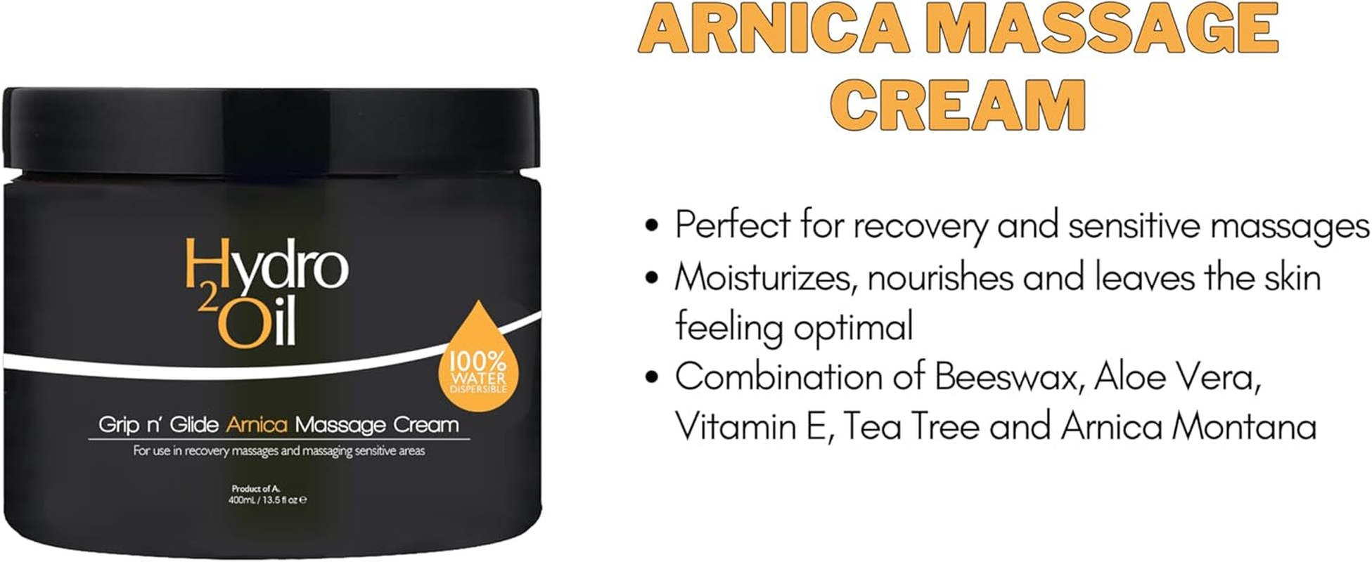 Caronlab Grip N' Glide Massage Cream 400 Ml, 400 Ml image number 1