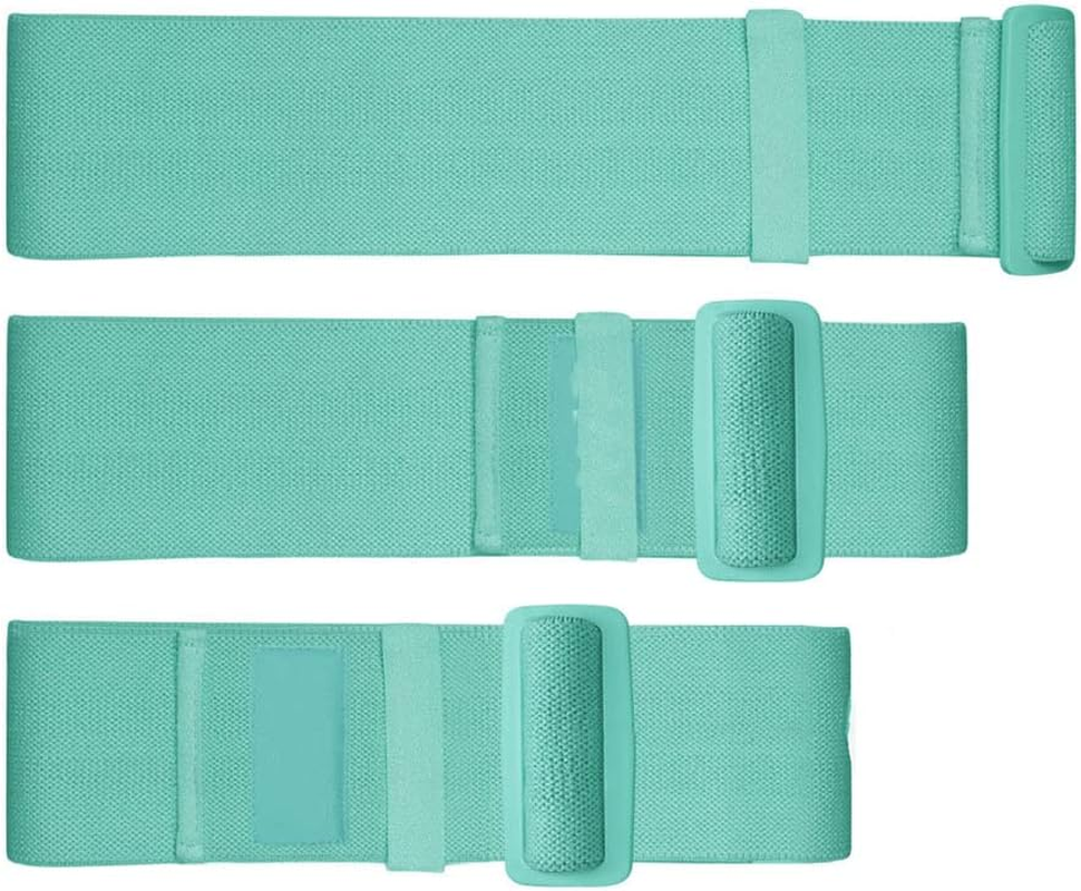 3PCS Adjustable Length Bands Resistance Bands Set Exercise Bands for Legs HIPS and Glutes Non Slip Exercise Loop Bands Suit for Everyone image number 4