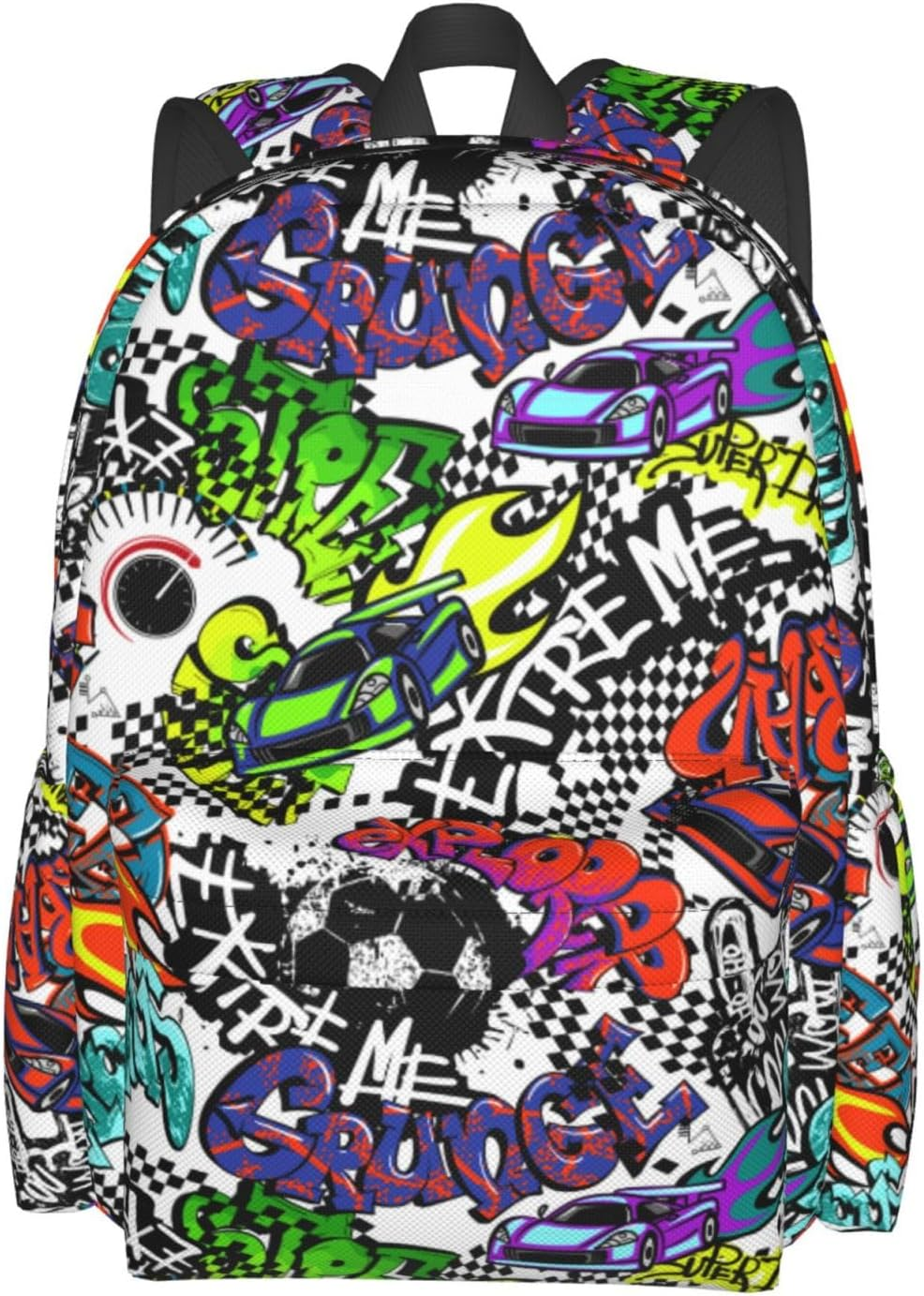 Kids Backpack School Bag Lightweight Bookbag Casual Daypack for Girls Boys Women Men Travel Laptop 16 Inch - Fish image number 4