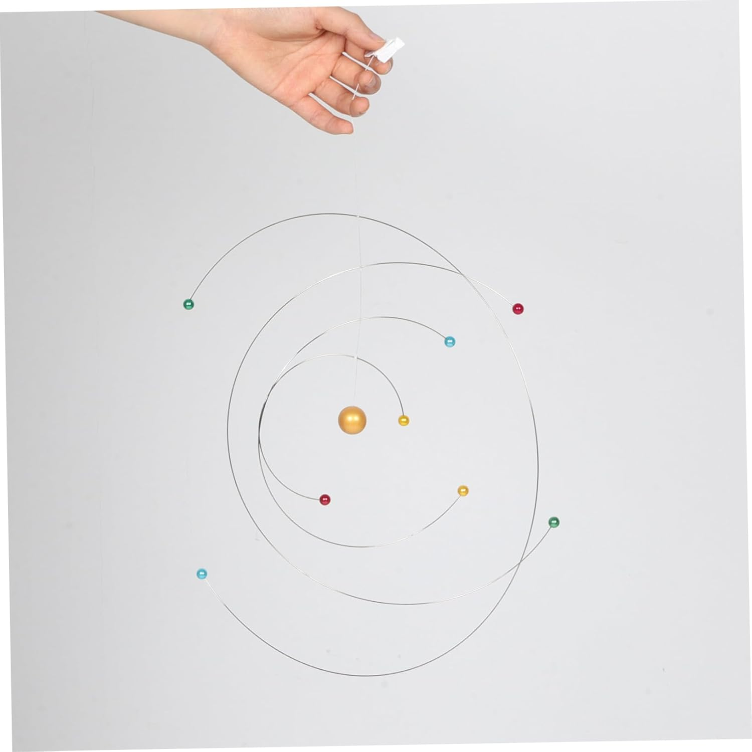 Educational Solar System Mobile Science Enthusiast Decor Hanging Mobile Kit for Boys and Girls image number 5