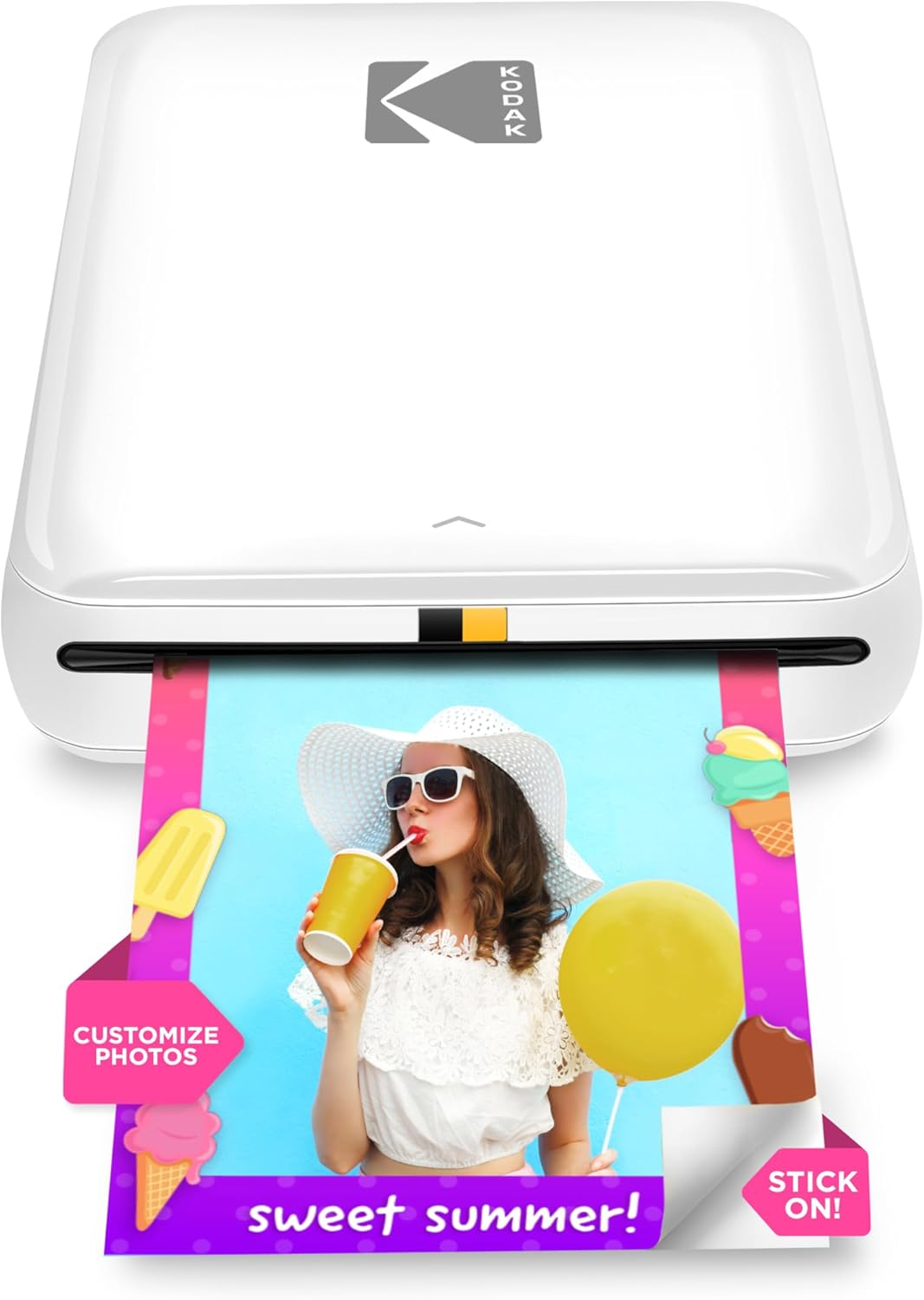 Kodak Step Wireless Mobile Photo Mini Printer (White) Go Bundle image number 3