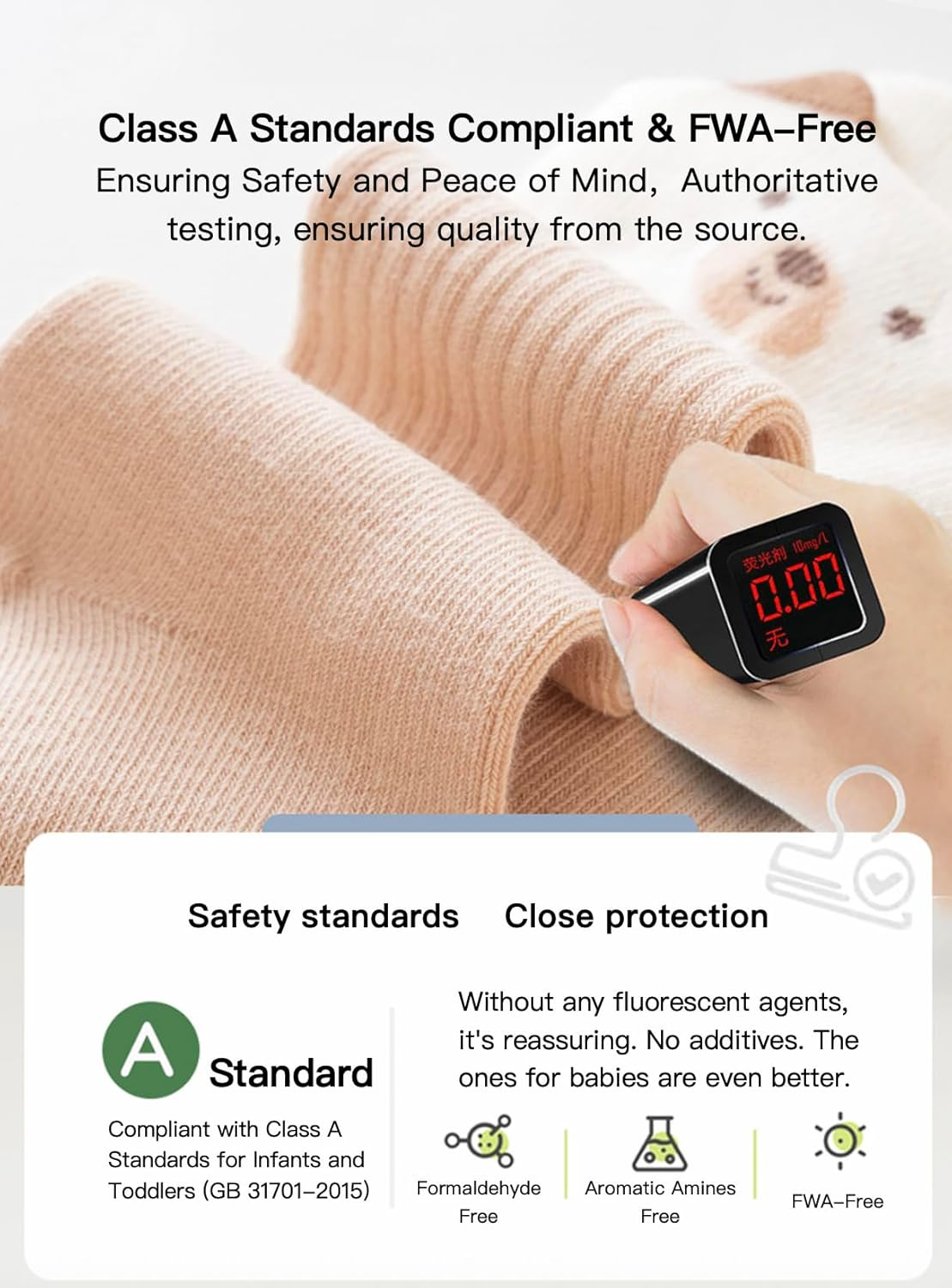 1-3 Years Old Baby Sock Gift Set - 6 Unique Pairs, Cute & Funny Unisex Gifts for Baby Showers & Registries image number 3