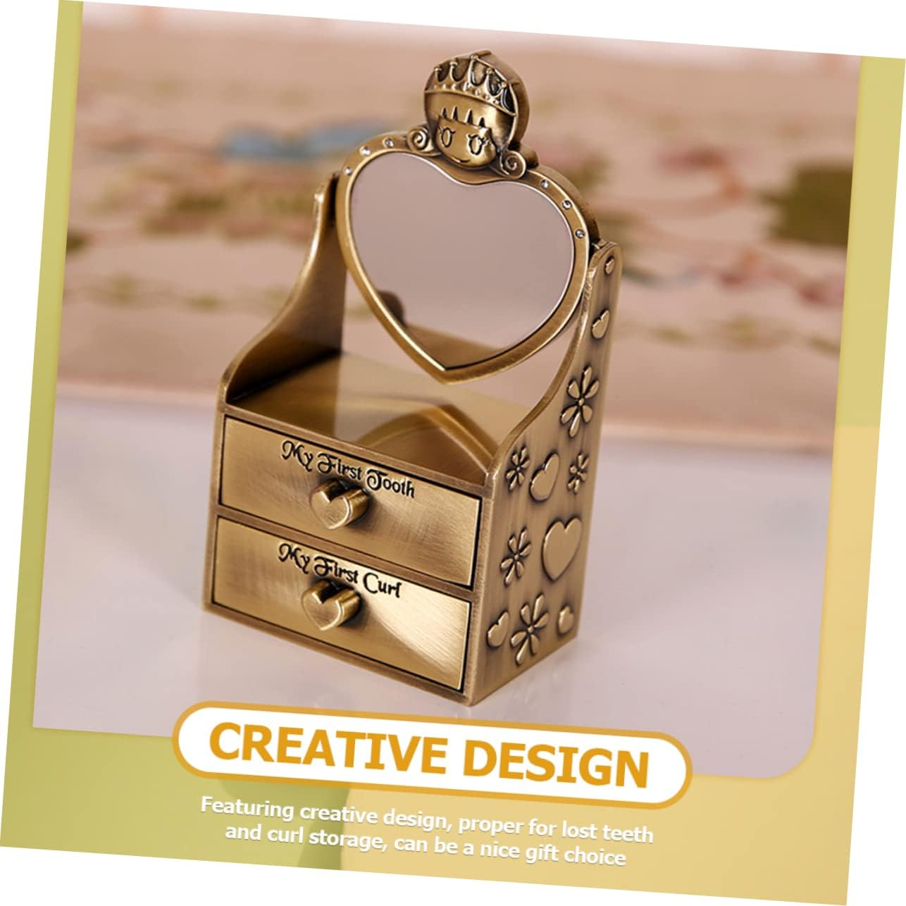 Tooth Fairy Box Boys and Girls Teeth Container Curl for Boy Girl'S Keepsakes