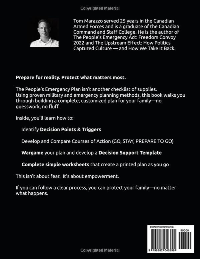 The People'S Emergency Plan: a Civilian Guide to Structured Emergency Planning