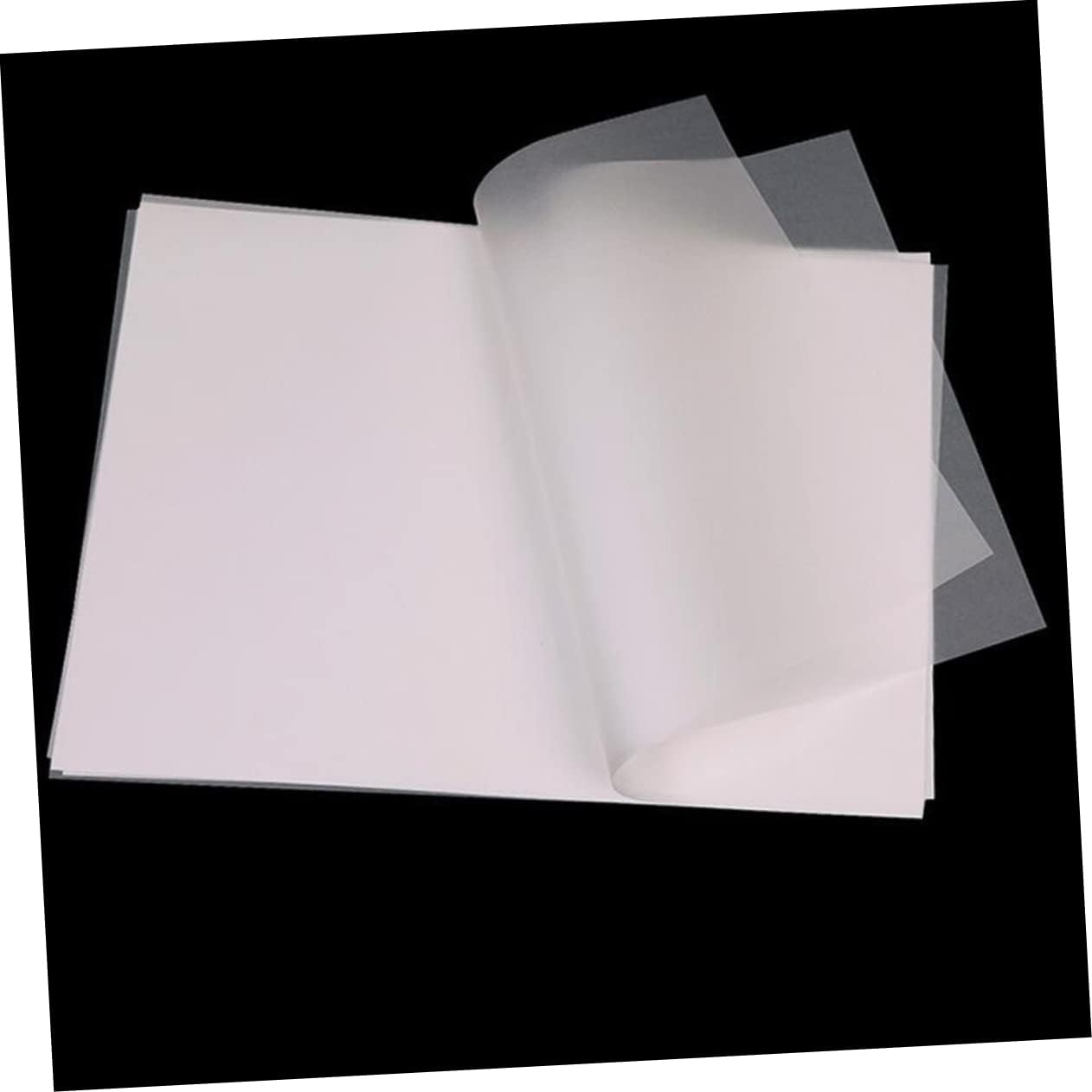 COHEALI 50PCS A3 Tracing Paper Vellum Calligraphy Translucent Vellum Tracing Set for DIY Engineering Drawing image number 1