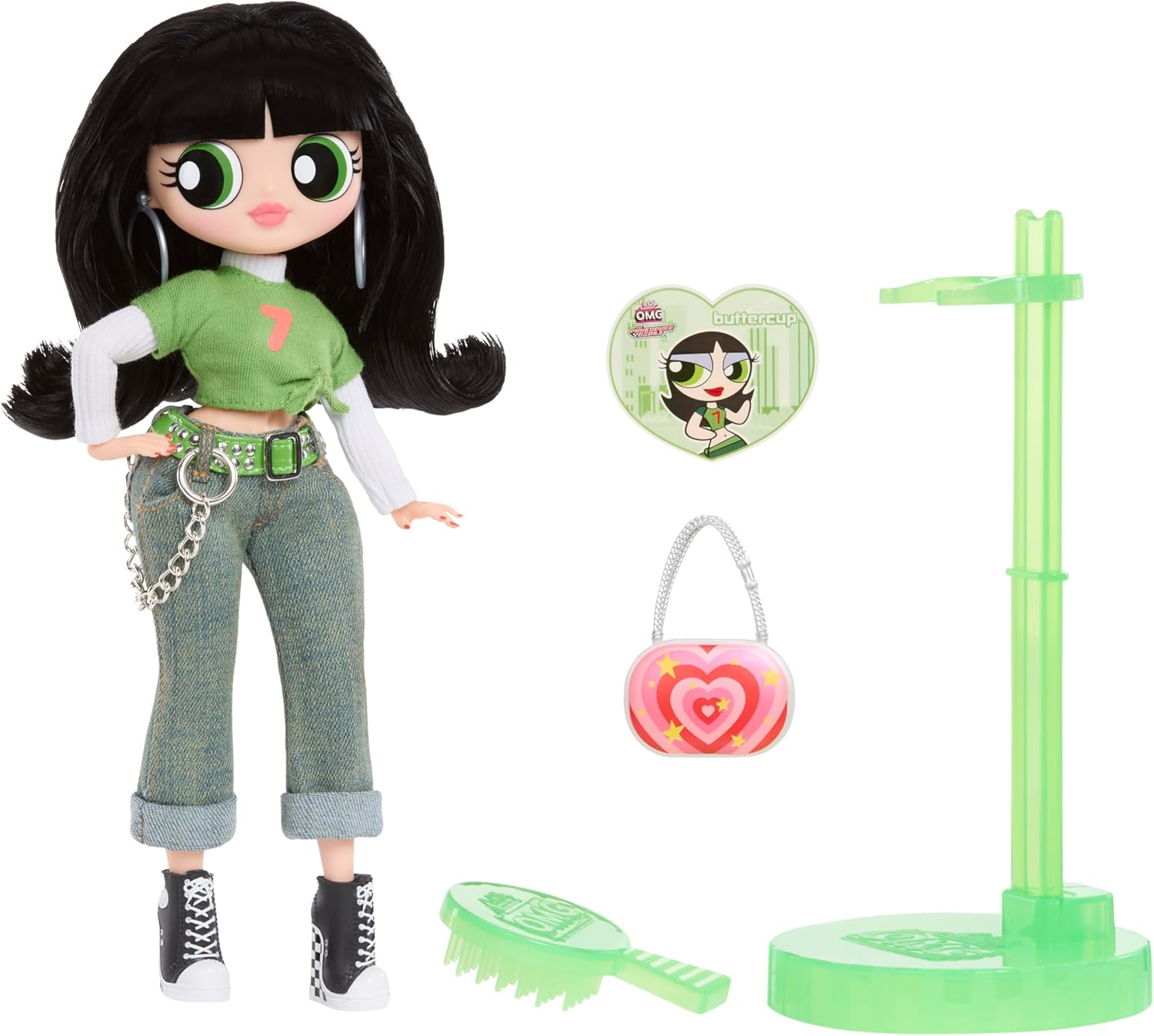L.O.L. Surprise! OMG the Powerpuff Girls Doll - Buttercup - Includes 1 Fashion Doll, Comes with Outfit & Accessories, Collect All 3 image number 1