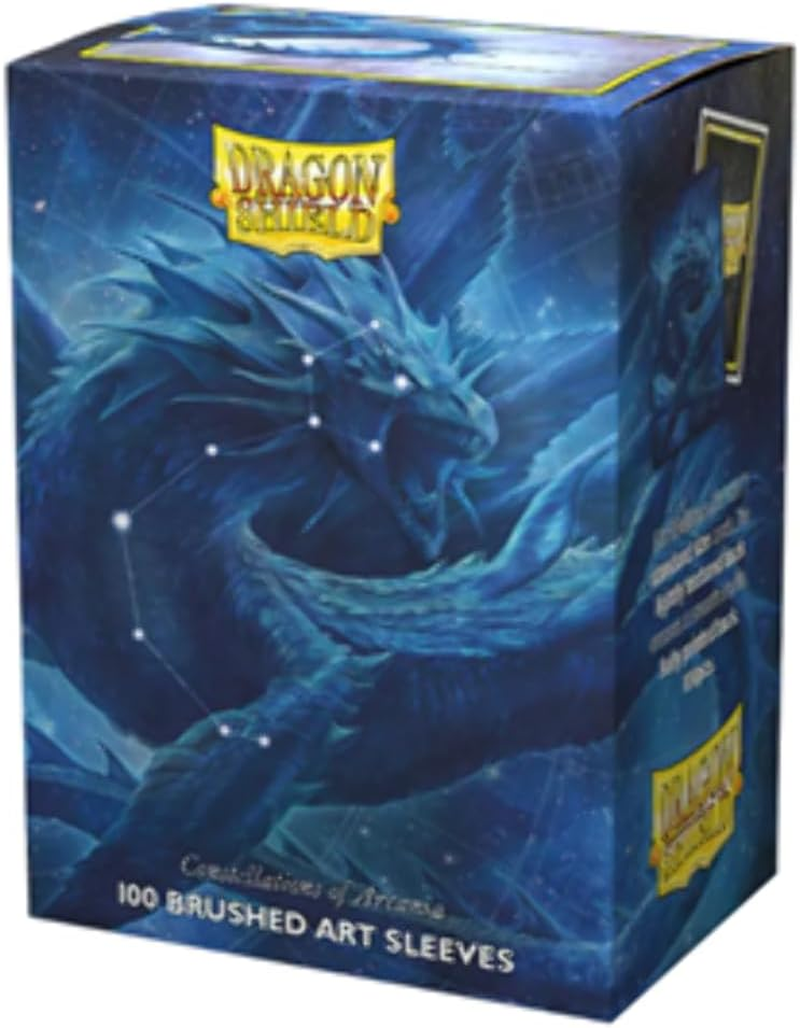 Arcane Tinmen Constellations Drasmorx Brushed Art Dragon Shield Sleeves (Box of 100)