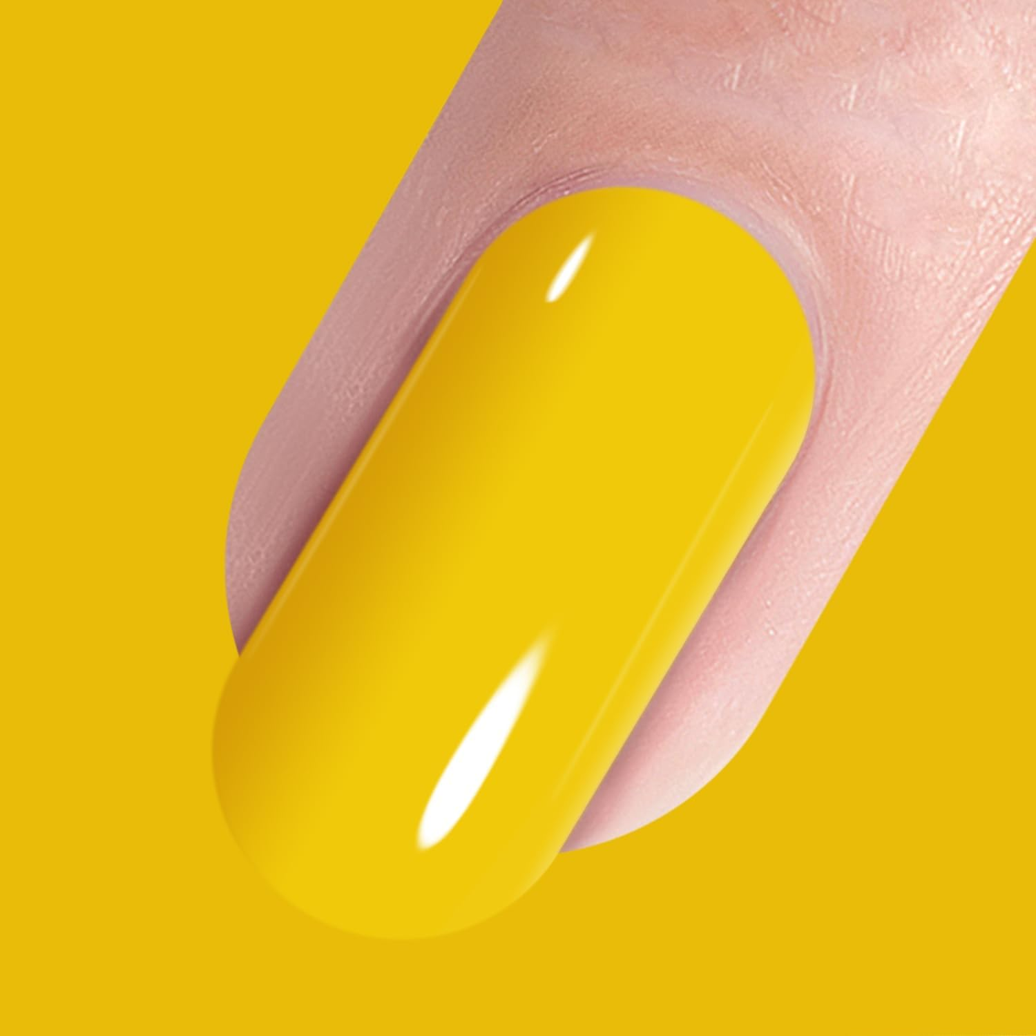 Vishine 16ML Gel Nail Polish 1Pcs Canary Yellow Color Gel Polish Long-Lasting Nails Gel Soak off Fall Gel Nail Polish Nail Art Manicure Salon at Home, 0.54OZ L003 image number 6