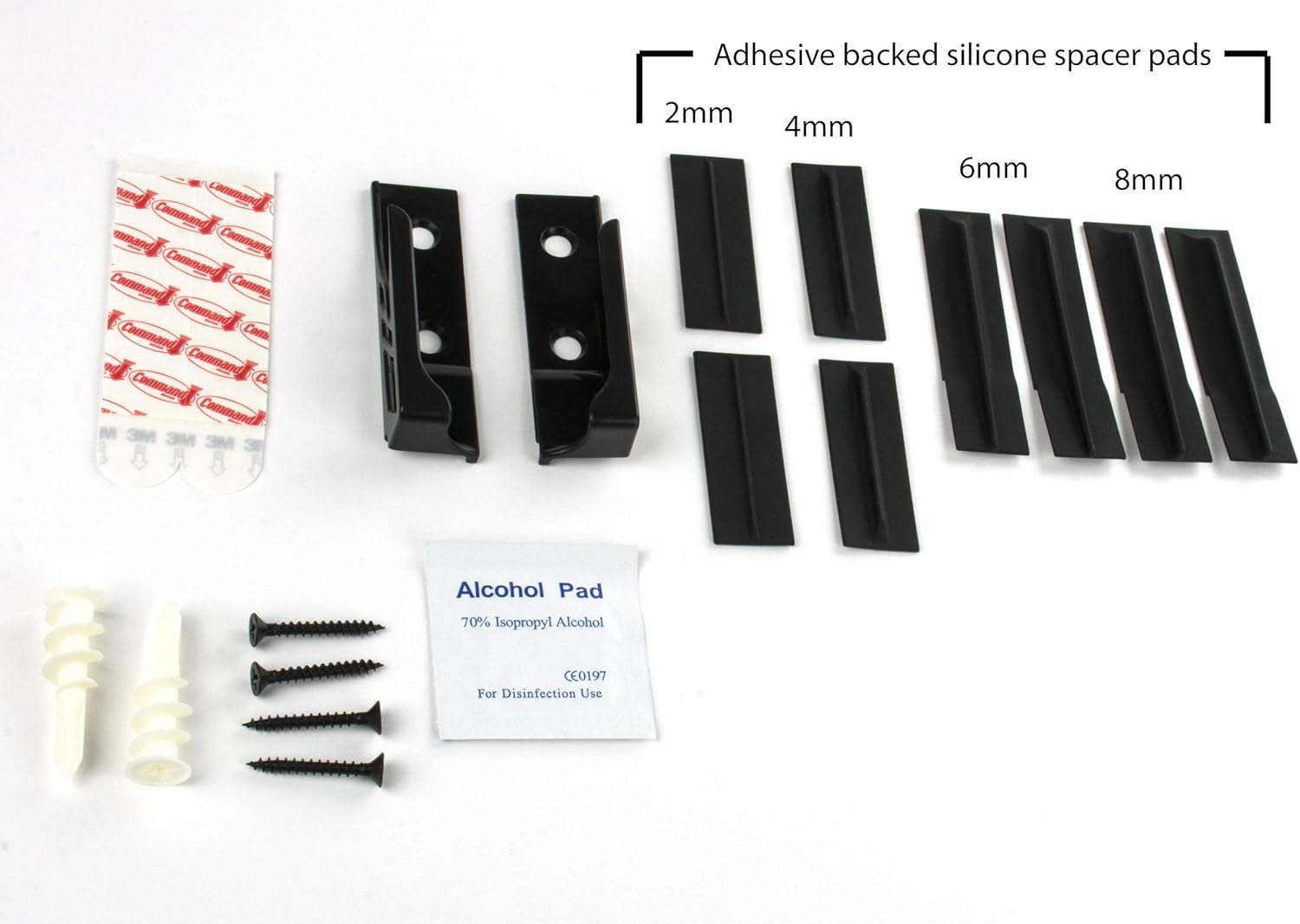 Dockem Koala Wall Mount 2.0: Damage-Free Universal Dock for Smartphone, Tablet, Ereader: for Ipad 1, 2, 3, 4, Air, Mini, Ipad Pro, Samsung Galaxy Tab/Note, Google Nexus, Microsoft Surface (Black) image number 2