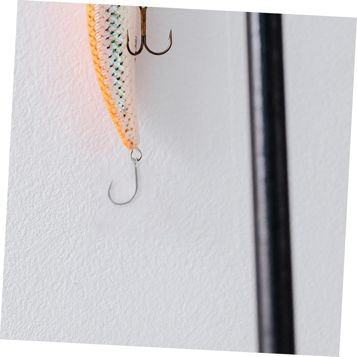 KOMBIUDA 100 Pcs Bait Hooks Bait Holder Hook Lure Hook Fishing Hooks Saltwater Fishing Tackle Worm Swimbait Hook Fishing Baits Spring Lock Fishing Hooks Bass Lure Fishing Gear Boxed image number 5