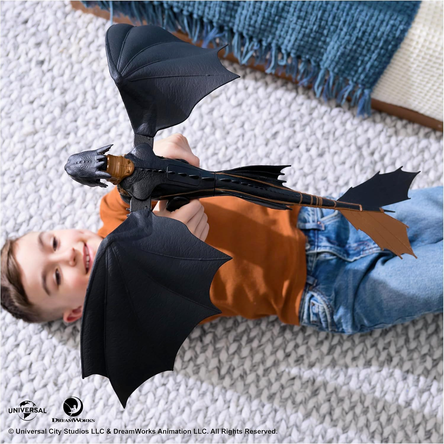 Dreamworks Dragons, How to Train Your Dragon, Ultimate Plasma Blast Toothless, 63,5 Cm Wings with Lights & Sounds Action Figure, Kids Toys for Boys Ages 4 and Up image number 1