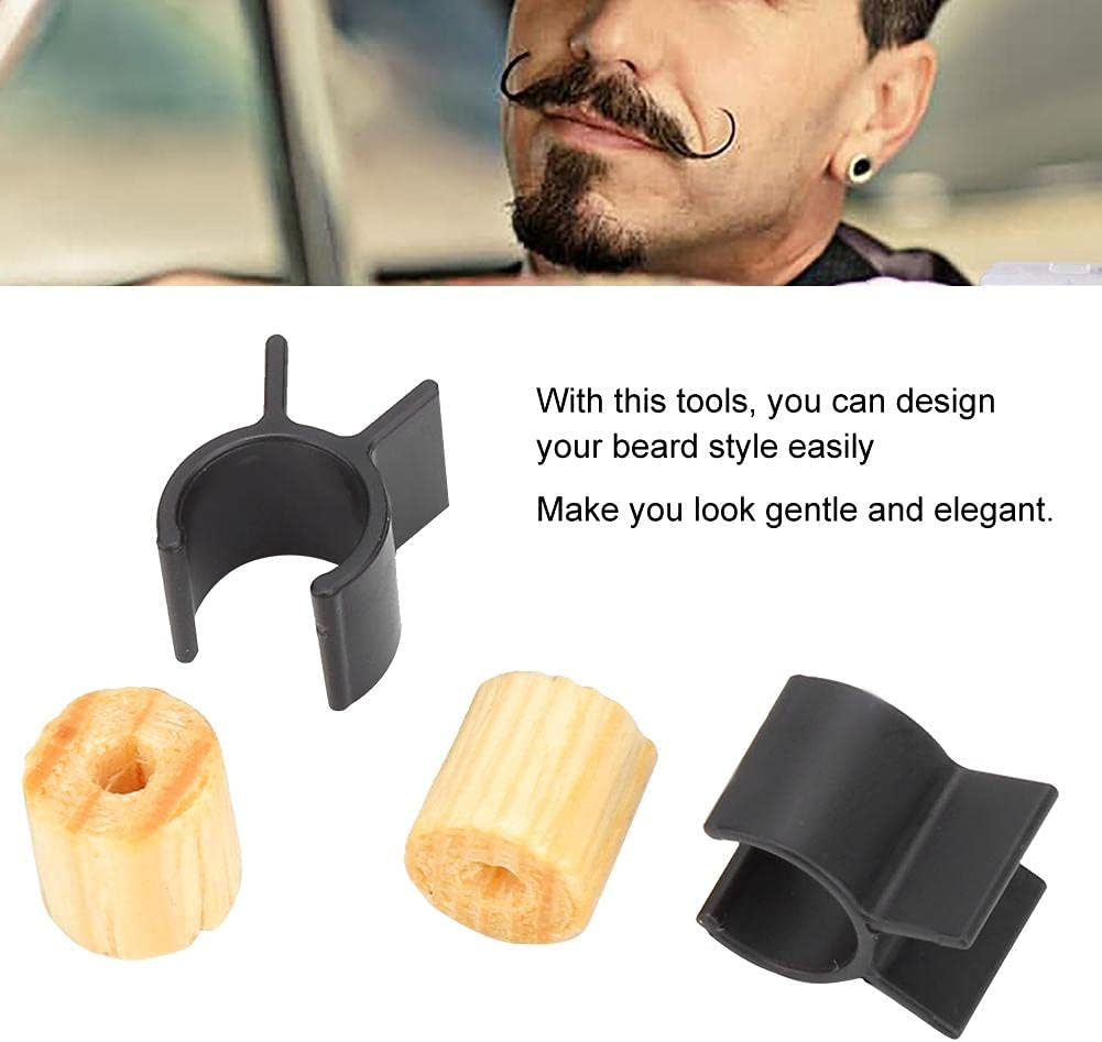 Moustache Roller, Perfect Beard Styling Roller - Beard Styling Tools Beard Roller Curler for Men - Essential Beard Care Accessories Moustache Rollers - for Dads Boys Husband Friends