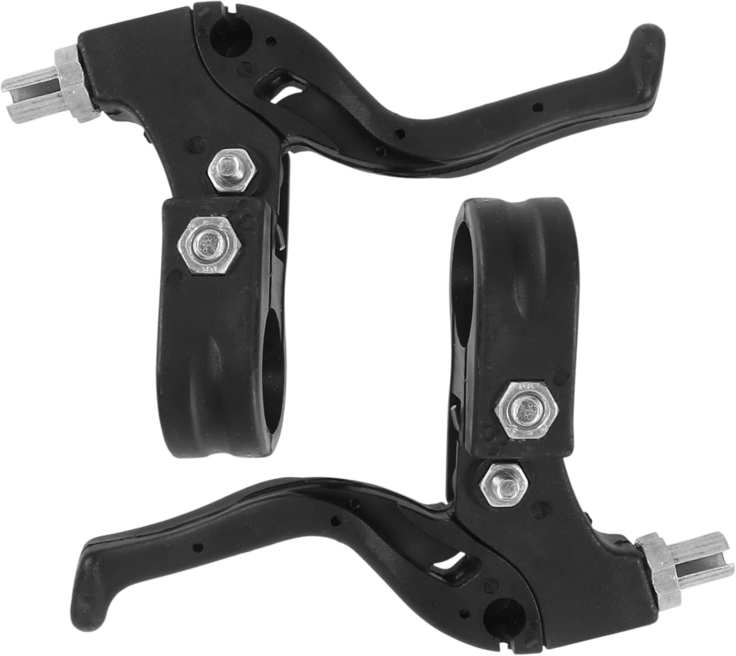 Homoyoyo 1 Pair of Bike Brake Lever Handle Universal Kids Bike Cycling Brake Level Handles Handlebar Bicycle Accessories for Mountain Bike Road Bicycle(Rosy)