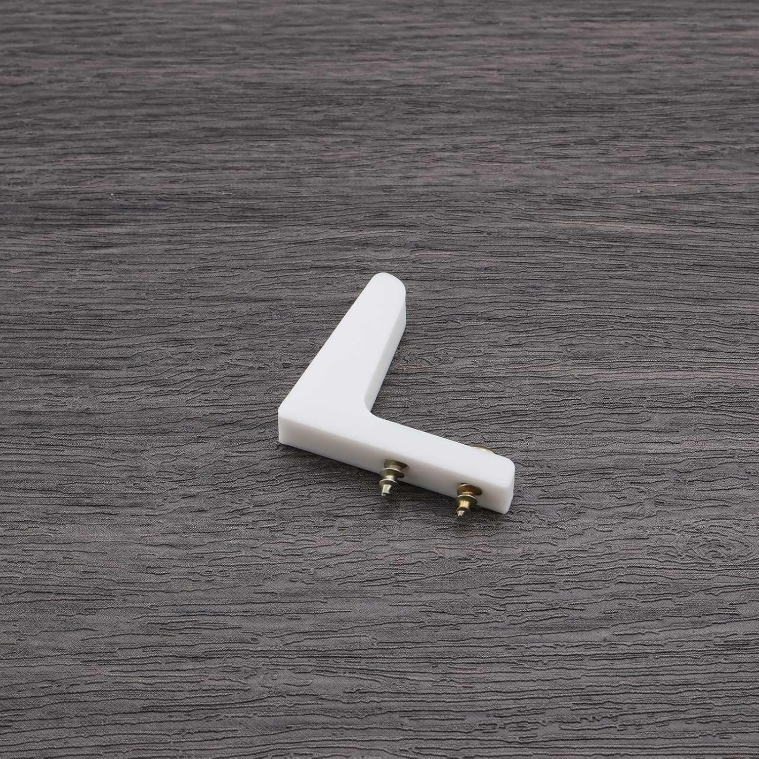 Create Idea 4 Pairs Toilet Seat Stabilisers Wobbly Loose Buffers Bumpers Stop Elderly Disabled Slipping Sliding with Screws White Plastic image number 1