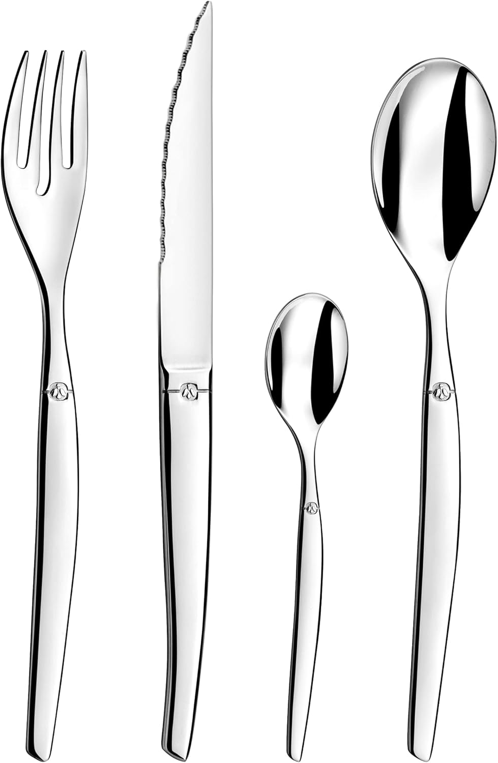 Lou Laguiole - Jet - 24 Piece Mirror Steel Cutlery Set image number 3