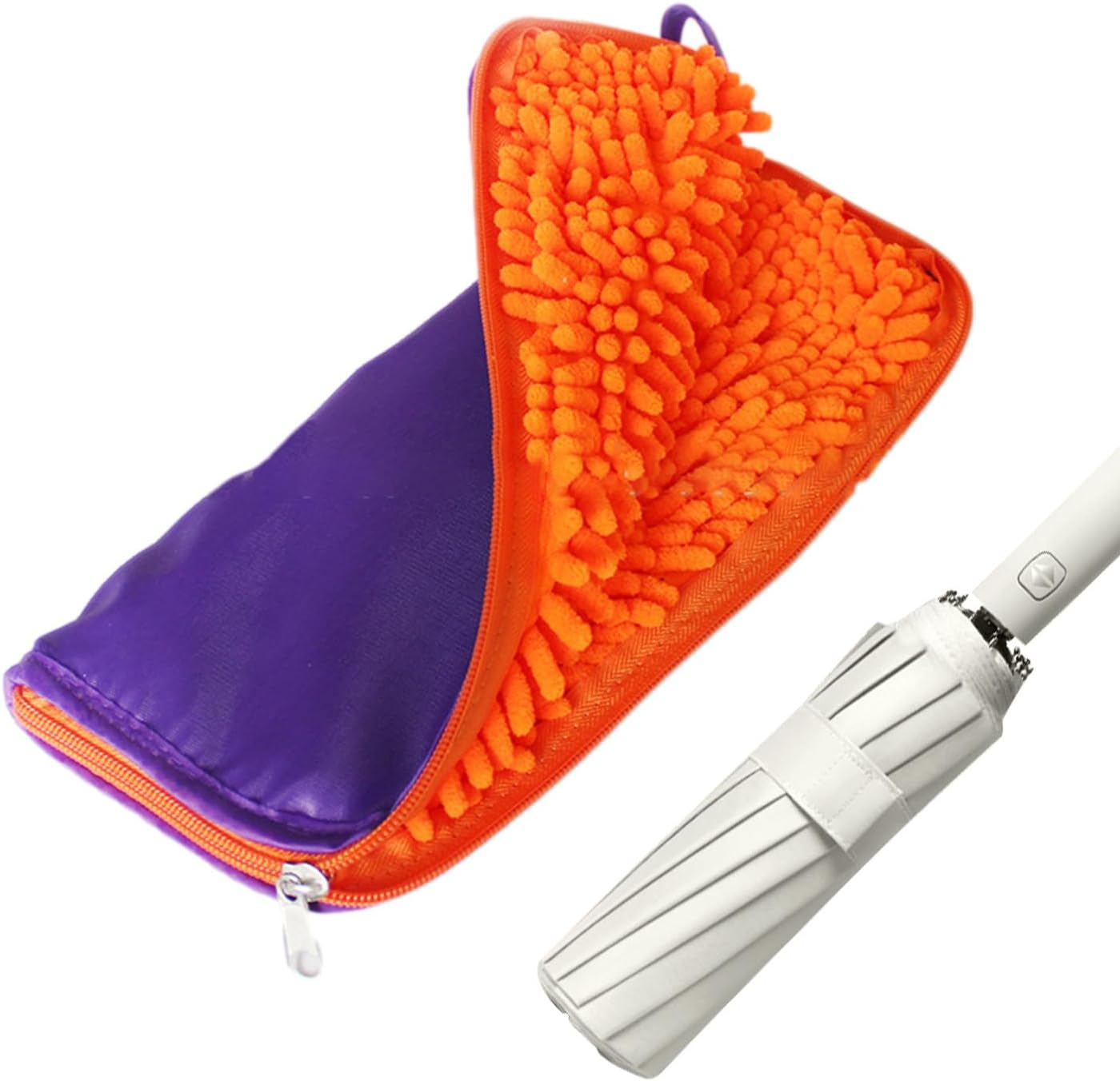 Waterproof Absorbent Umbrella Storage Bag | Folding Umbrella Cover Case Portable Zippered Closure Pouch for Commute Work School,Exquisite Wet Travel Umbrella Case,Strong Water Absorption Umbrella Case - Red image number 6