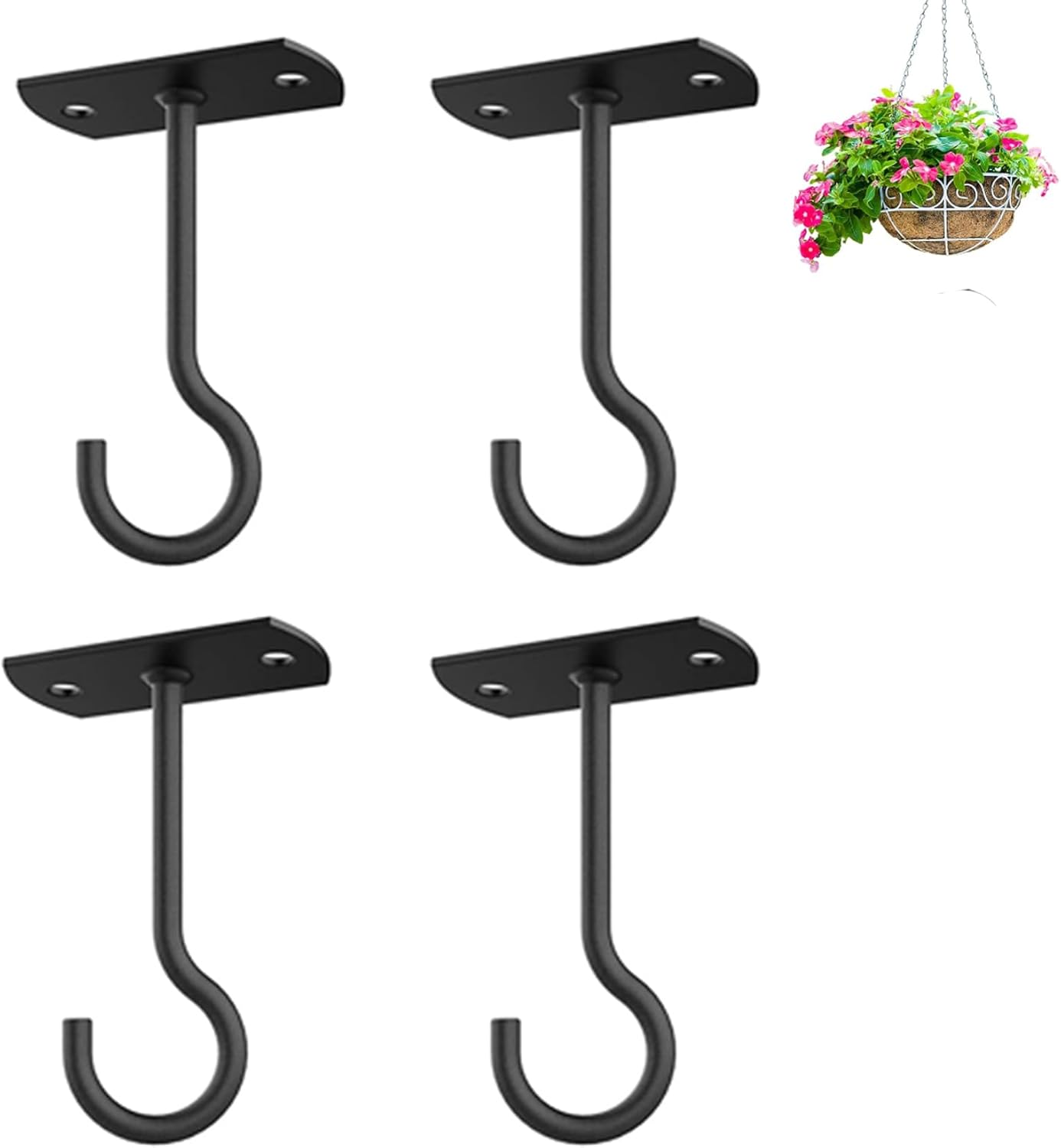 4In Ceiling Hooks for Hanging Plants 4Pack for Plants image number 6