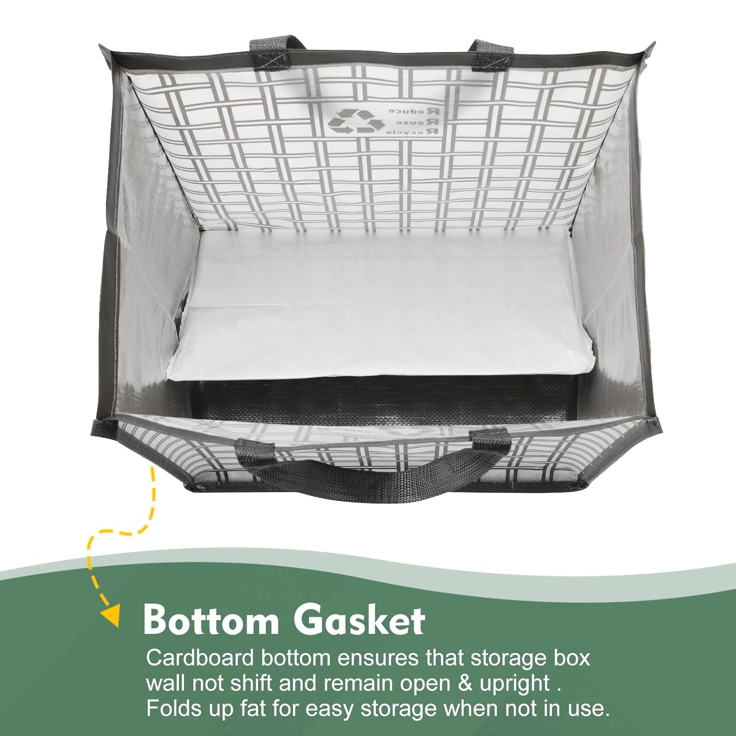 Lily Queen Recycle Bin Bags for Kitchen Home Trash Cans Sorting Bins 12 Gallon Set of 2