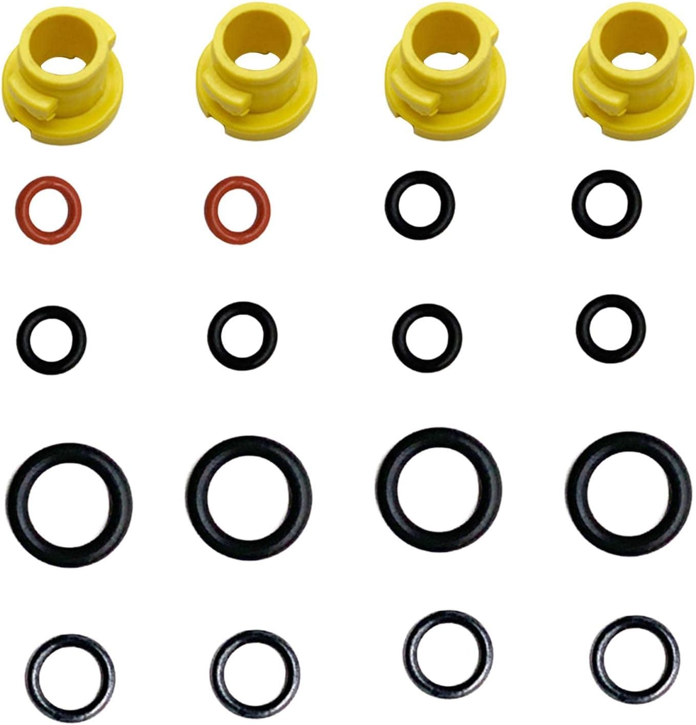 O-Rings Seal for Pressure Washer High Pressure Accessories Spare Replacement Rubber O-Rings Replacement Ring Replacement Set Kit, Set of 20Pcs image number 6
